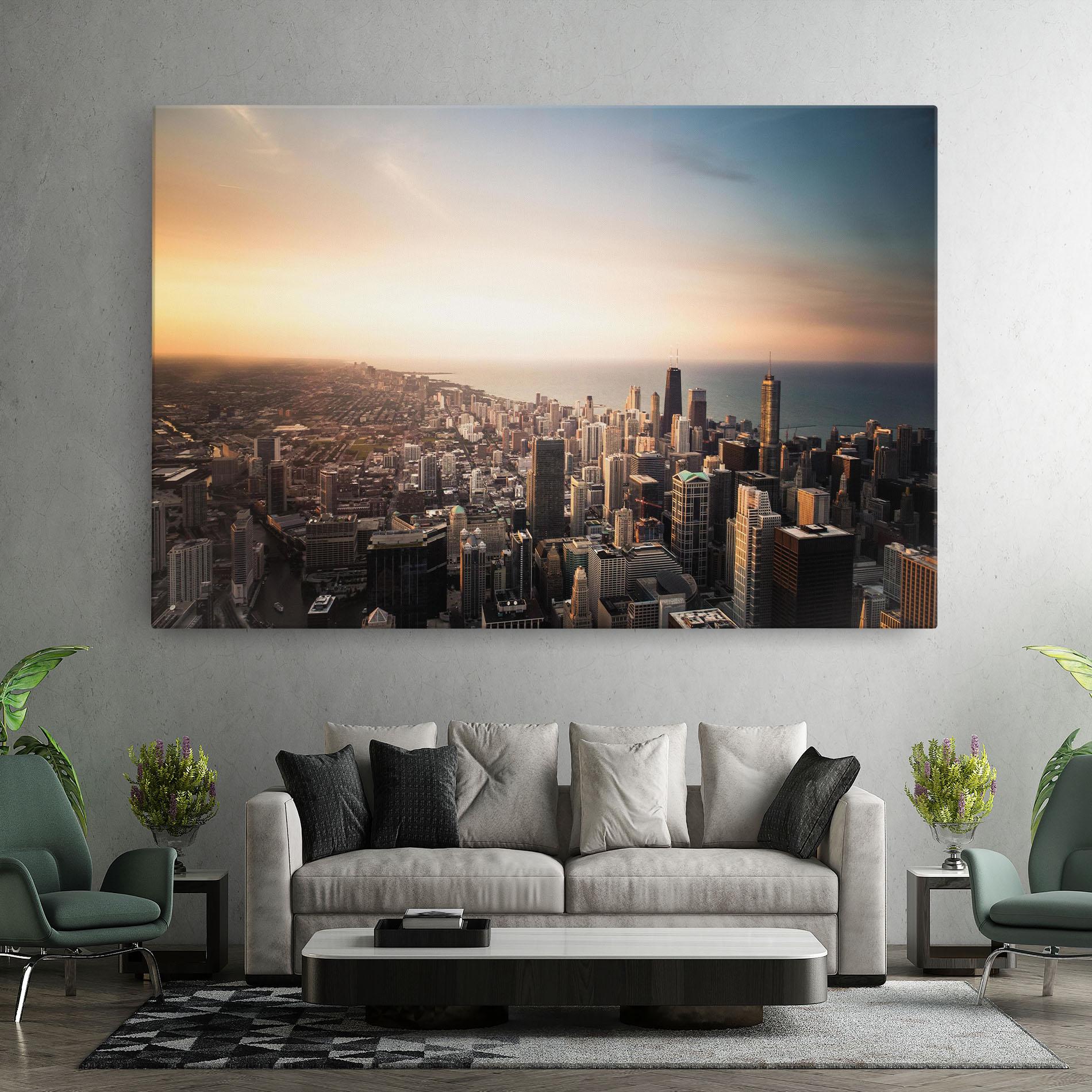 Vászonkép City Buildings mockup 7