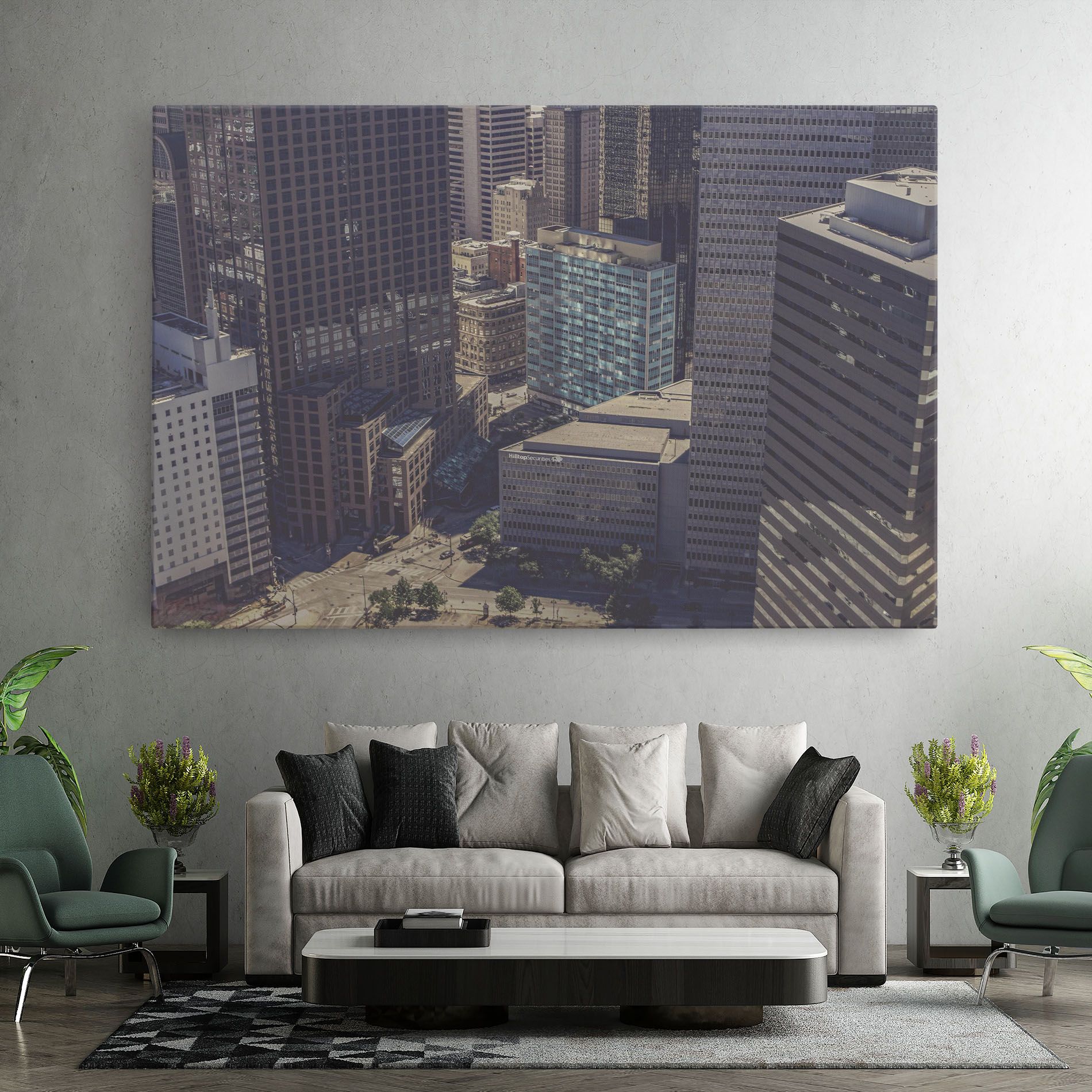 Cream Light Building mockup 7