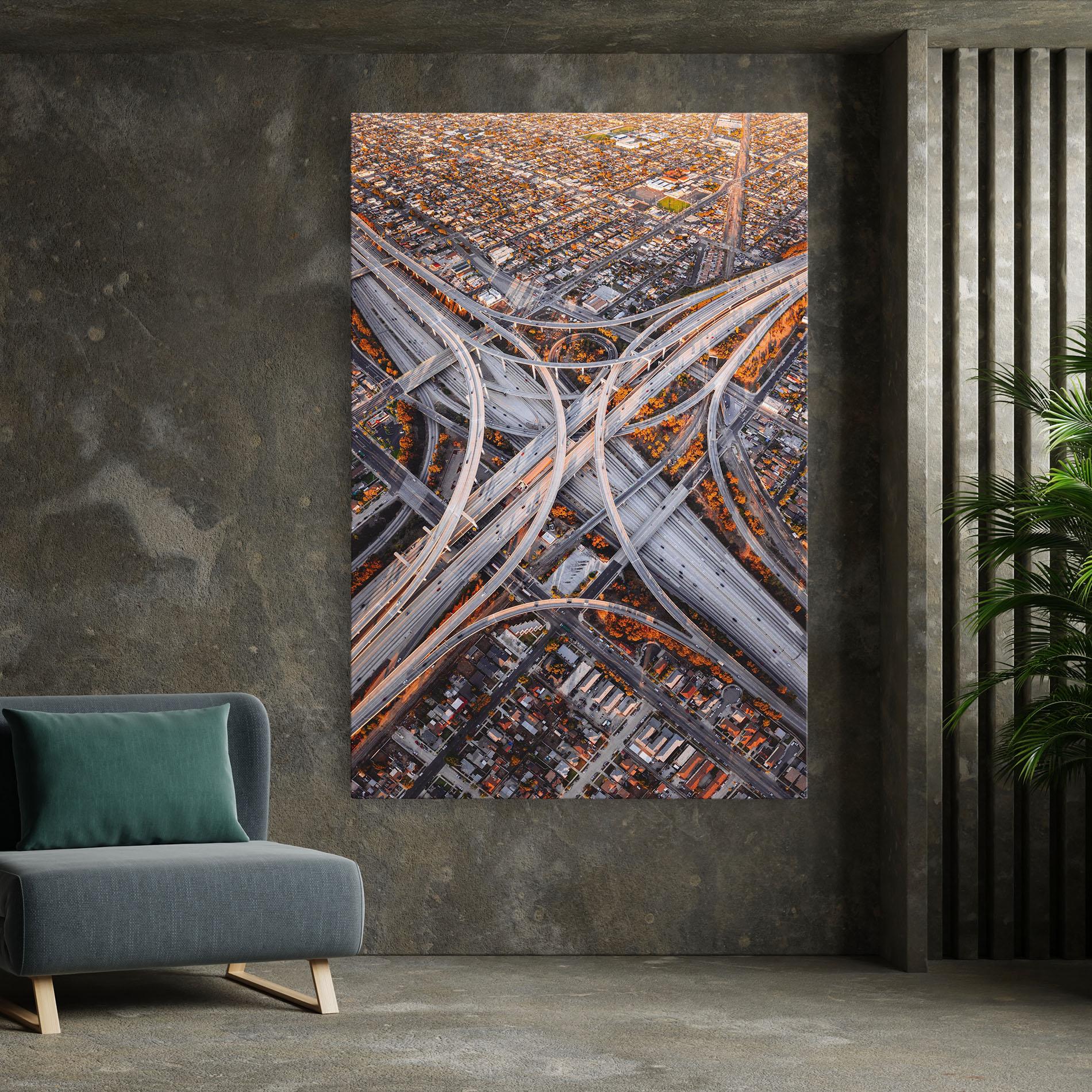 Vászonkép Big Road City mockup 7