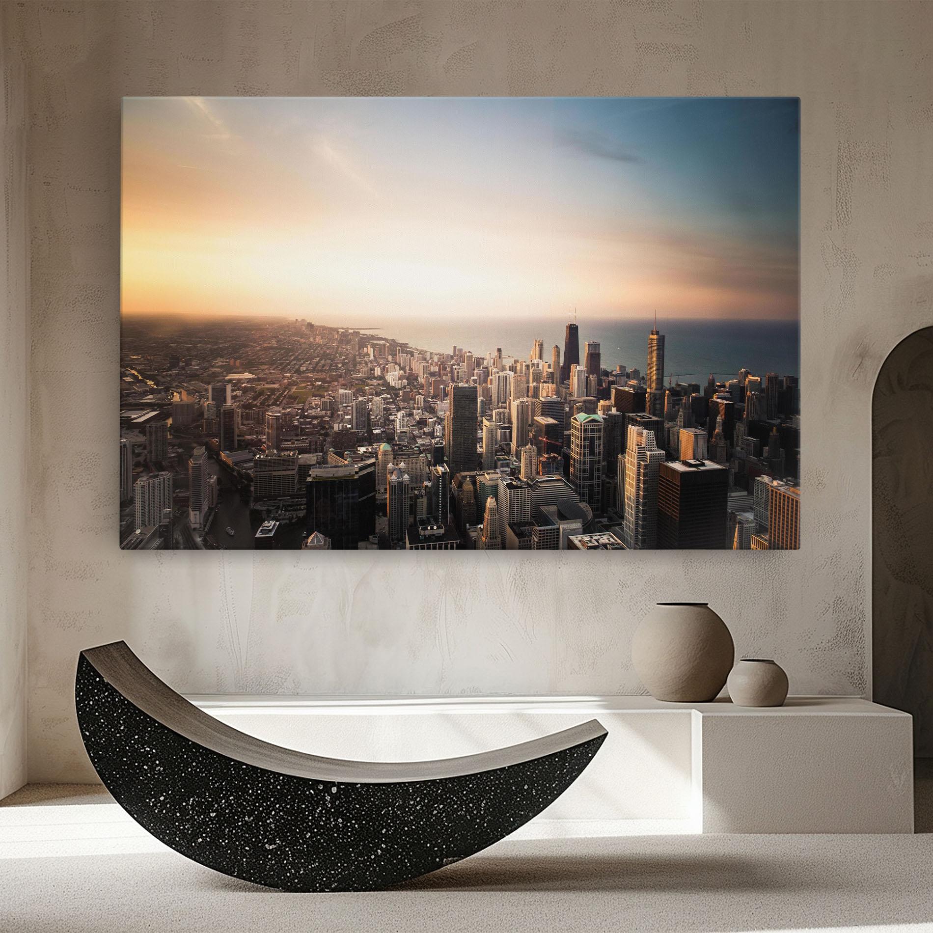 Vászonkép City Buildings mockup 8