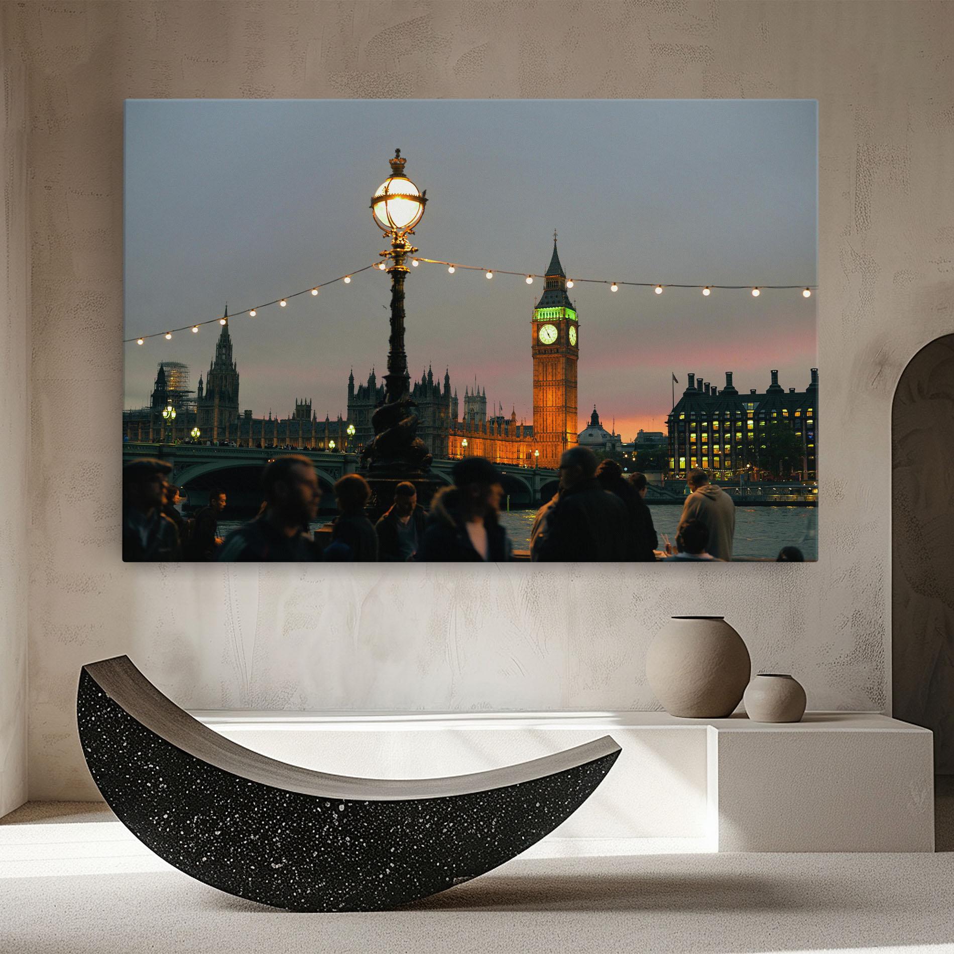 Vászonkép Clock Lights mockup 8