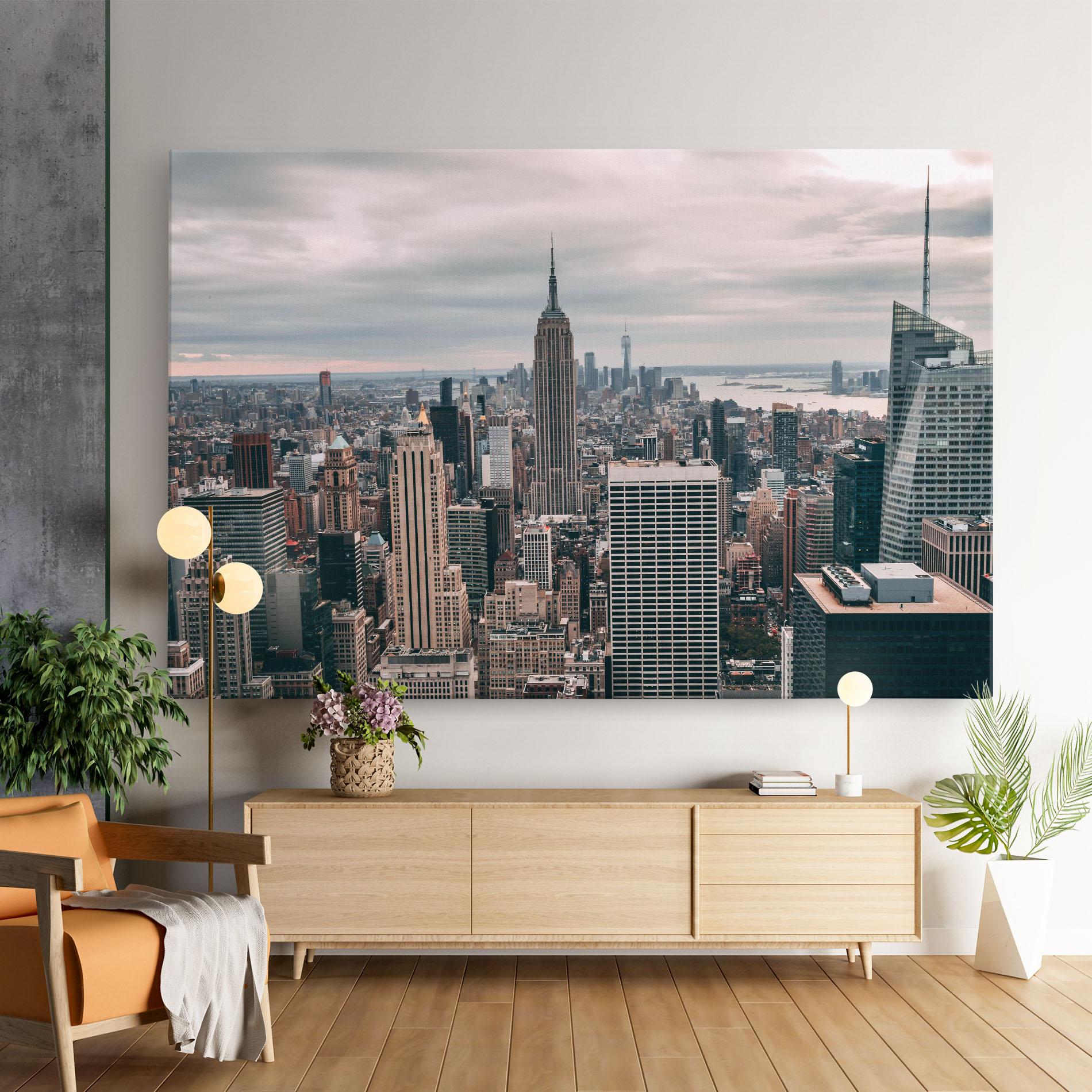 Vászonkép High View Building mockup 9