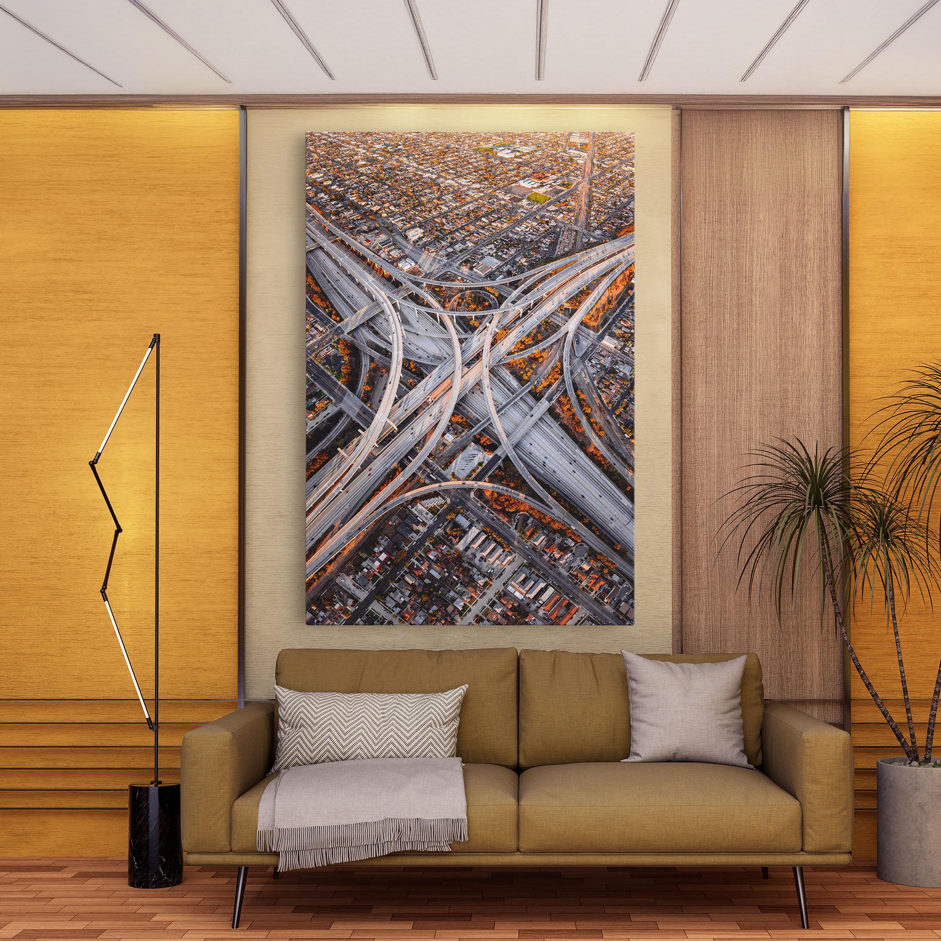 Vászonkép Big Road City mockup 9