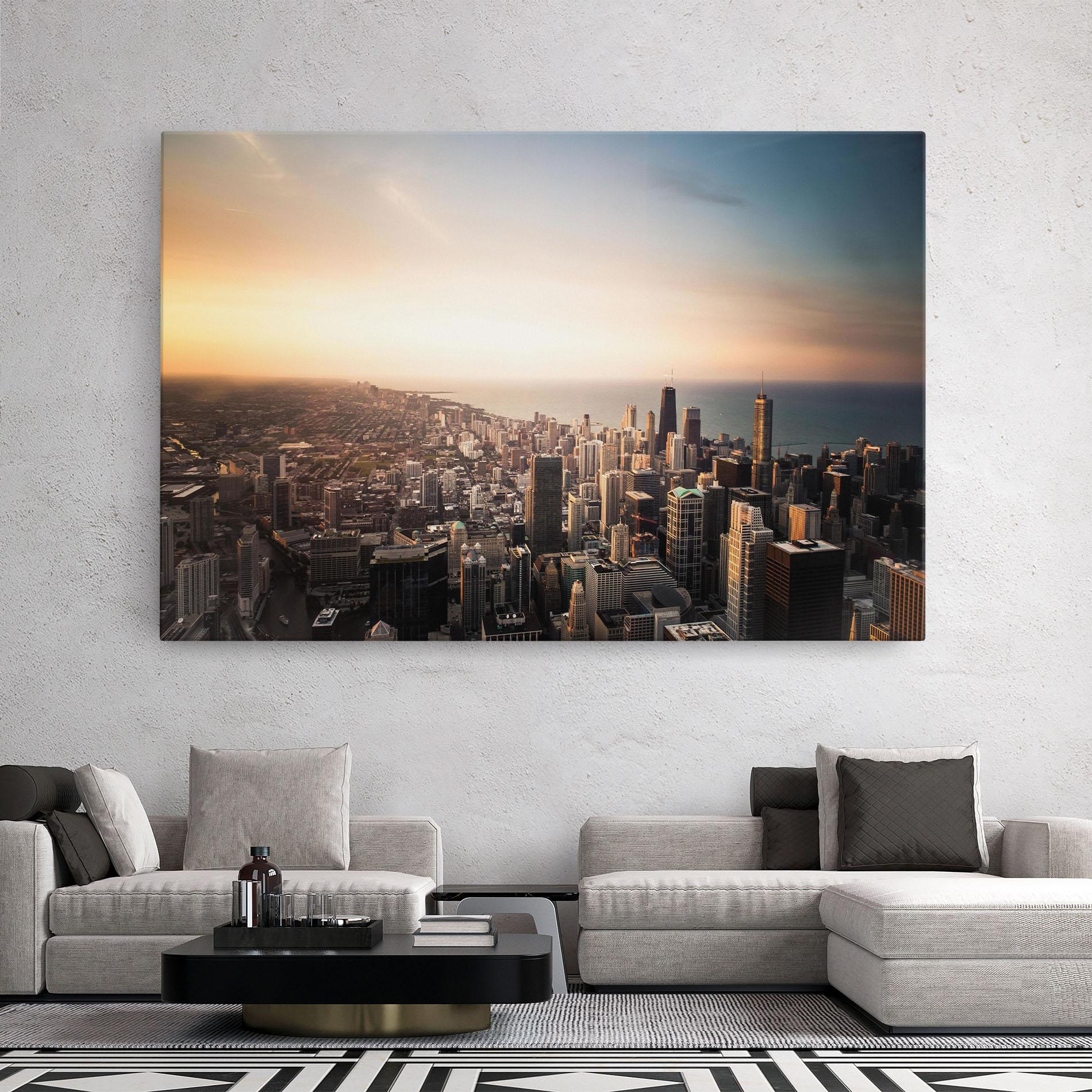 Vászonkép City Buildings mockup 2