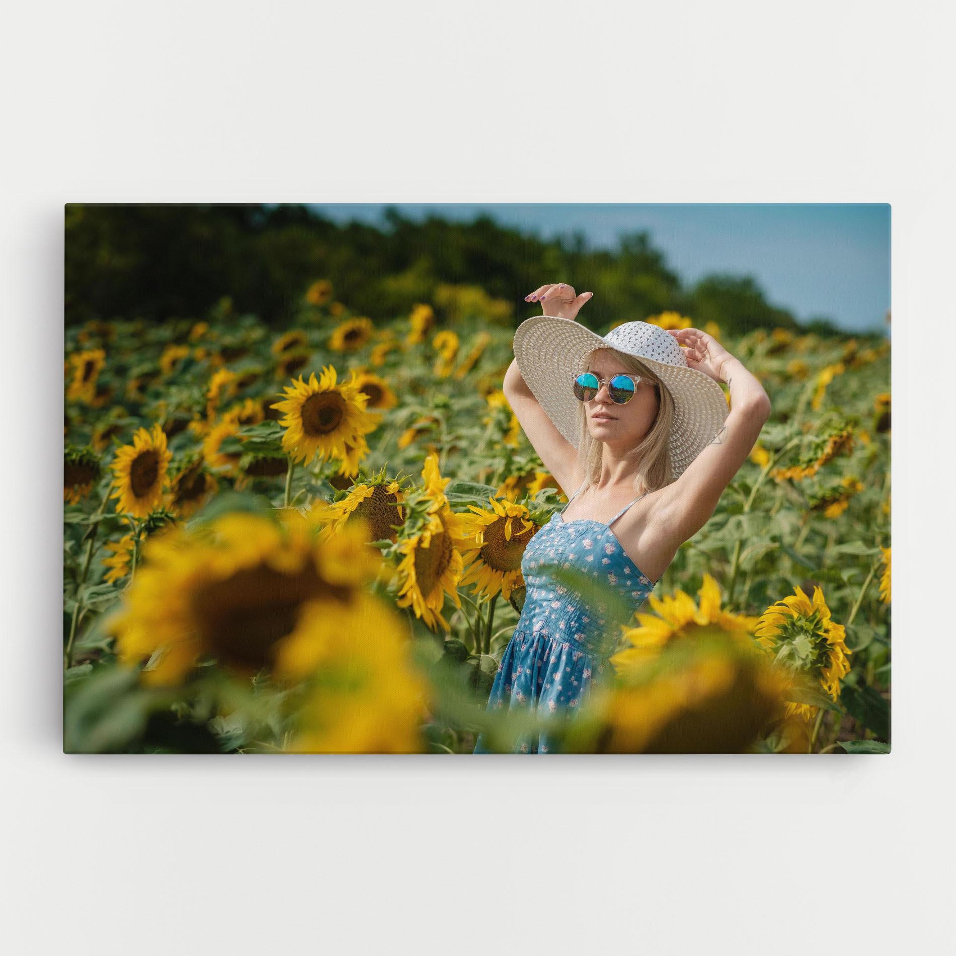 Vászonkép Model Posing mockup 0