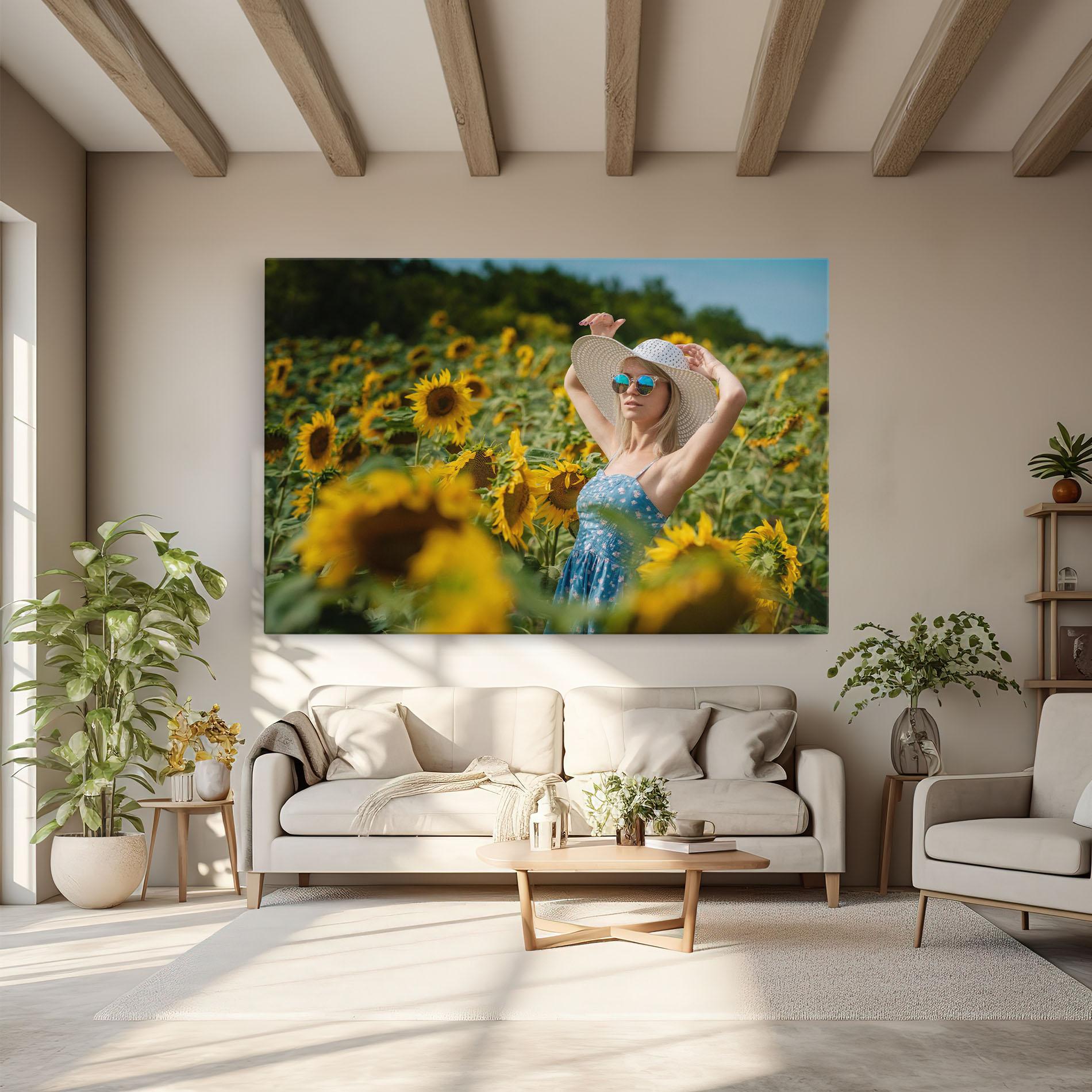 Vászonkép Model Posing mockup 6