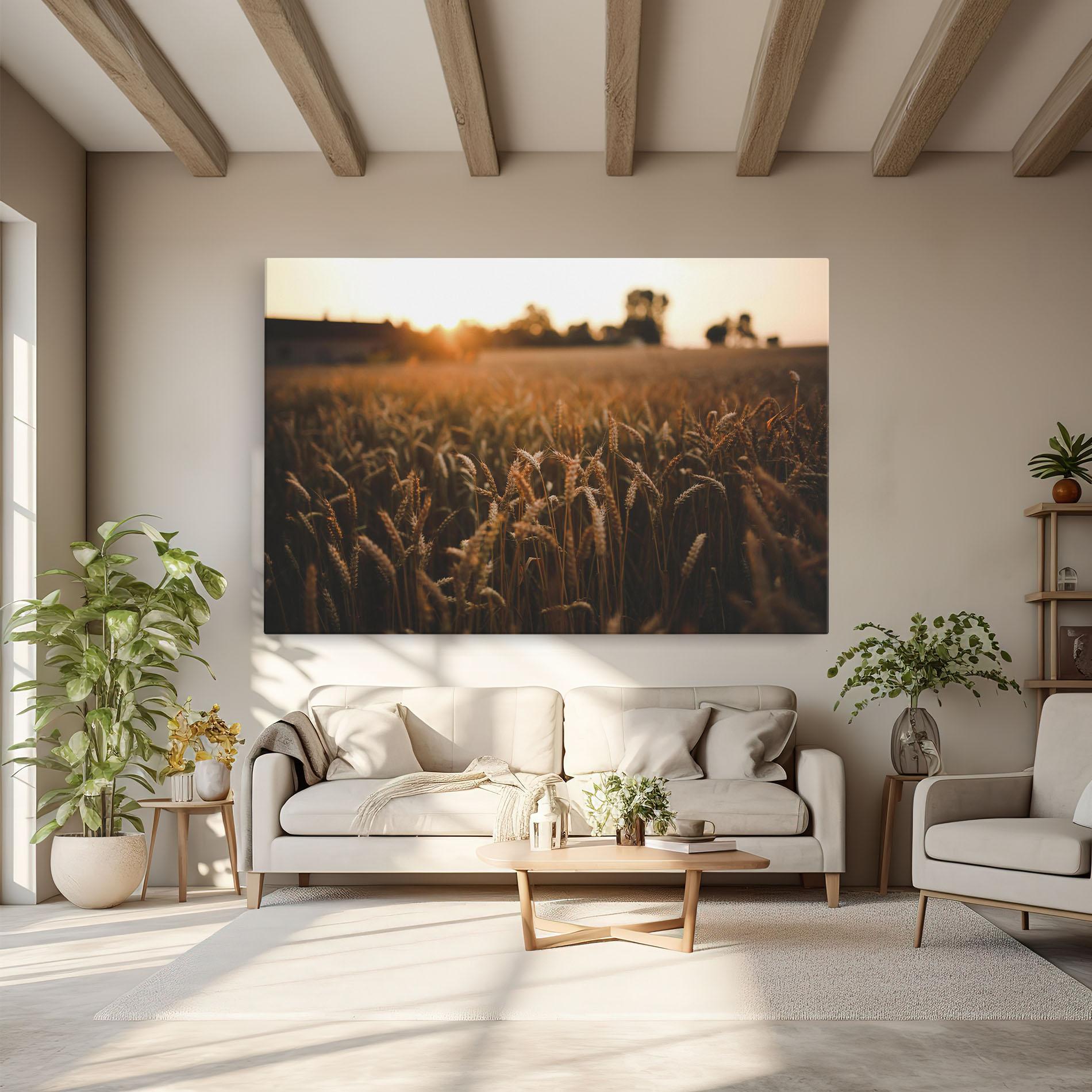 Vászonkép Summer Field mockup 6