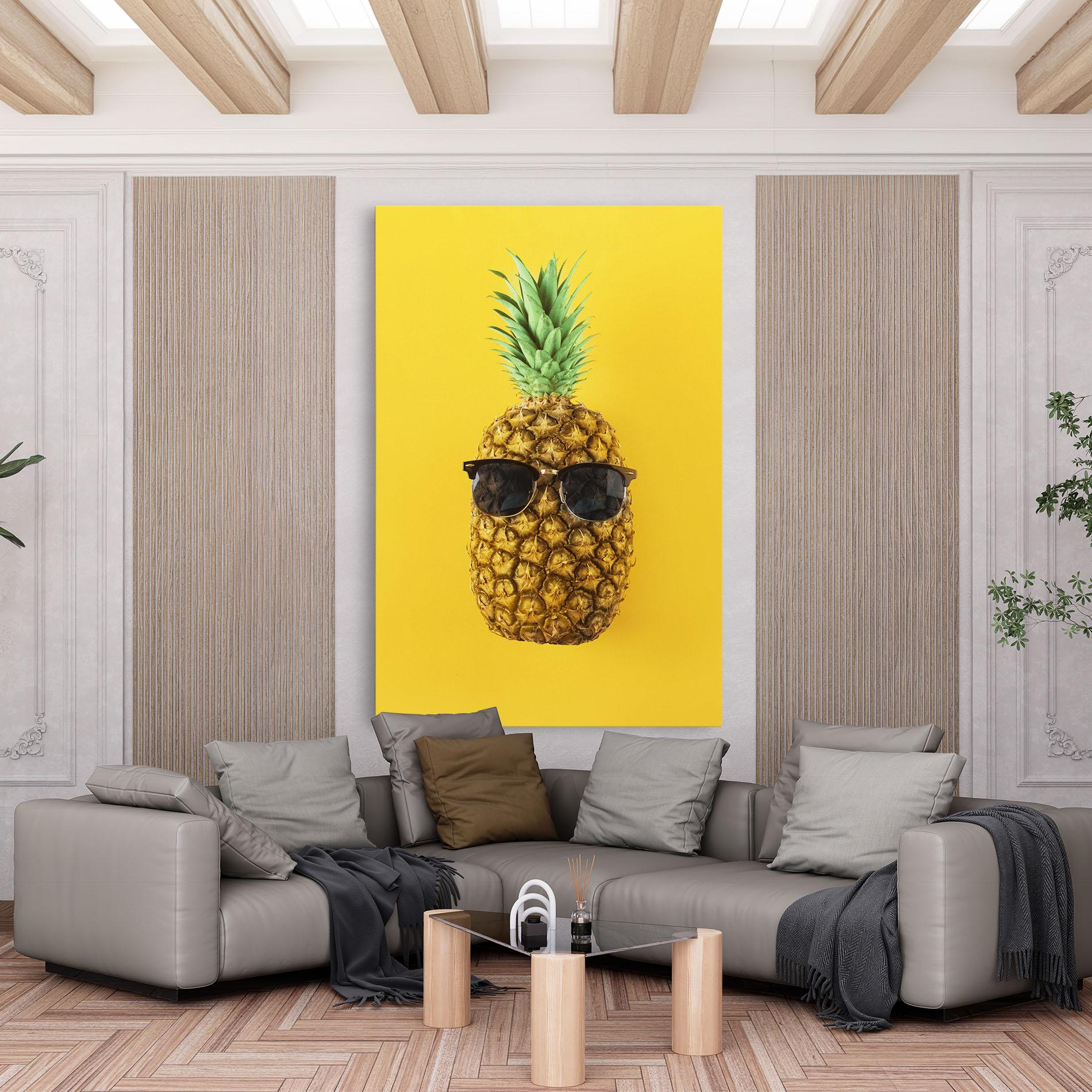 Vászonkép Fresh Pineapple mockup 6