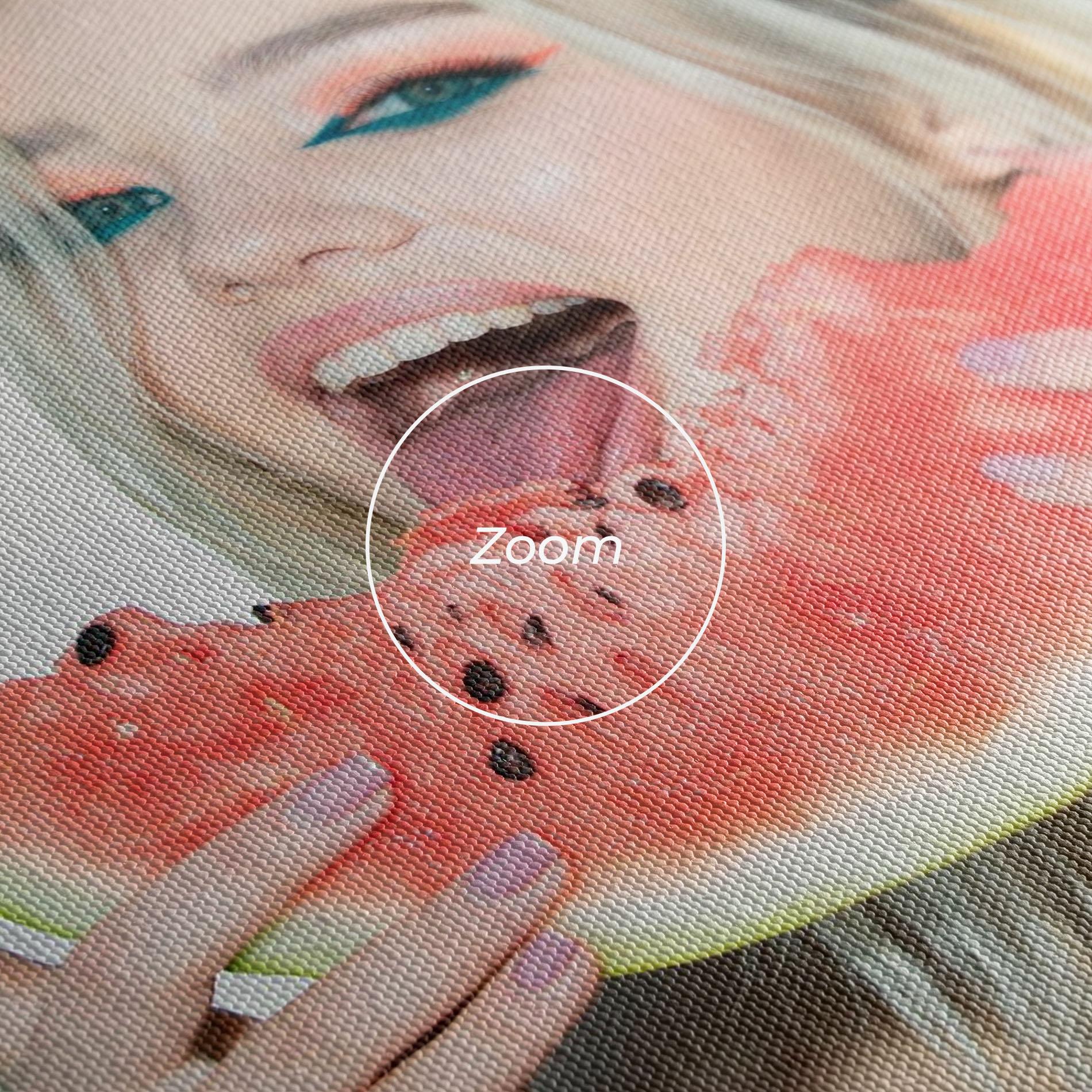 Vászonkép Eating Watermelon mockup 3