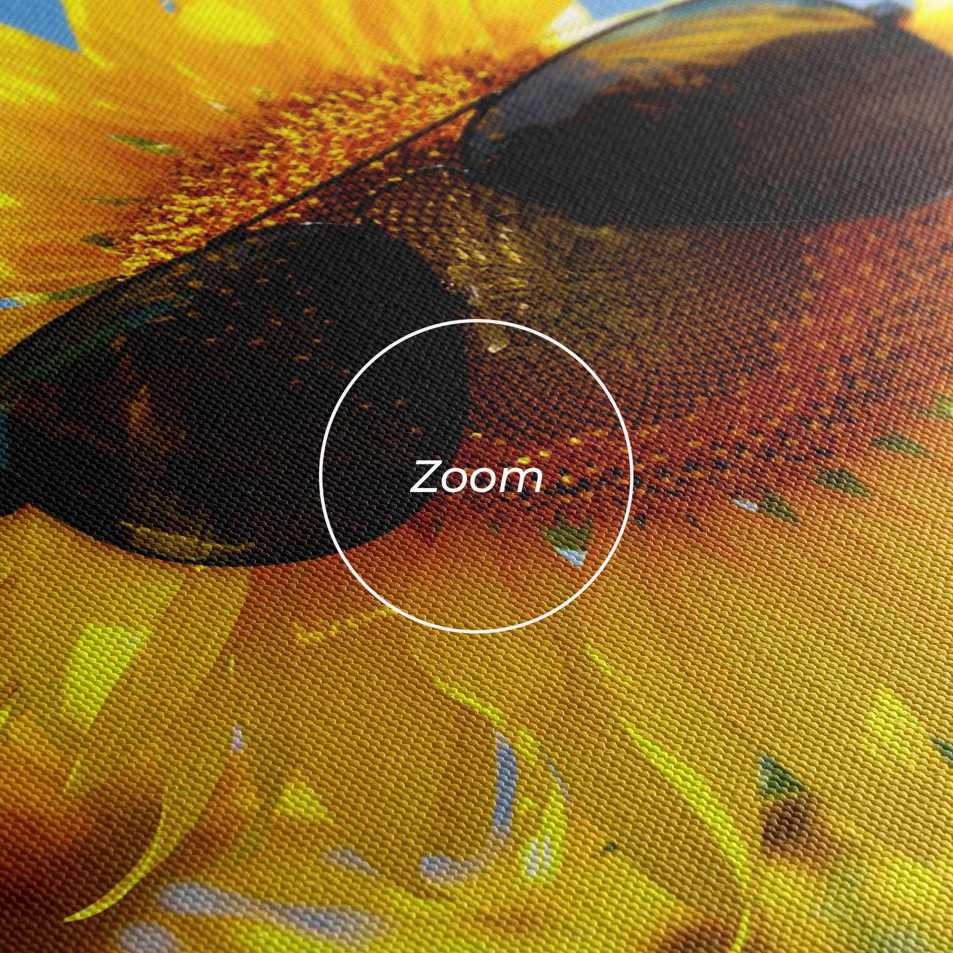 Vászonkép Sun Flower Glasses mockup 3