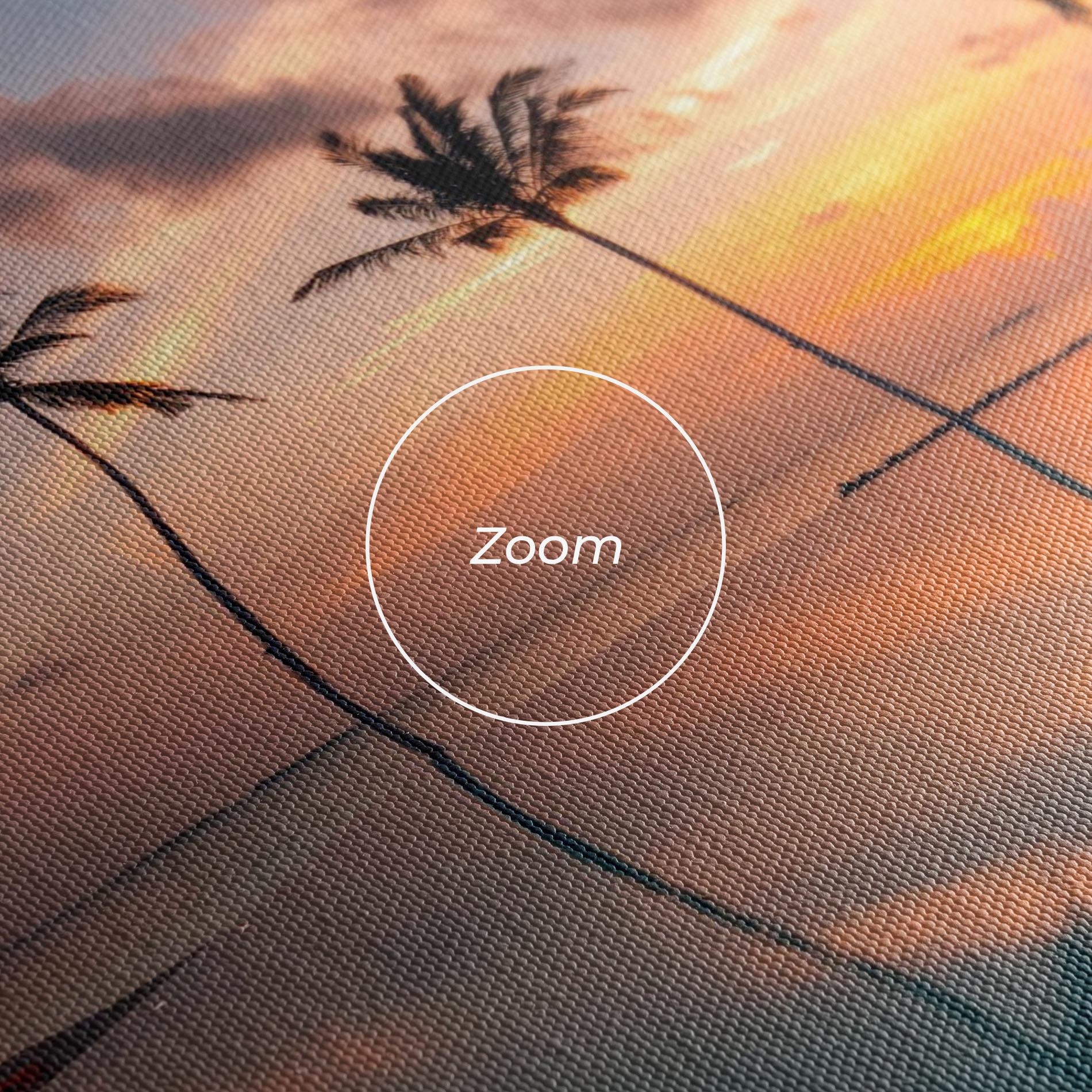 Vászonkép Tropical Beach mockup 3