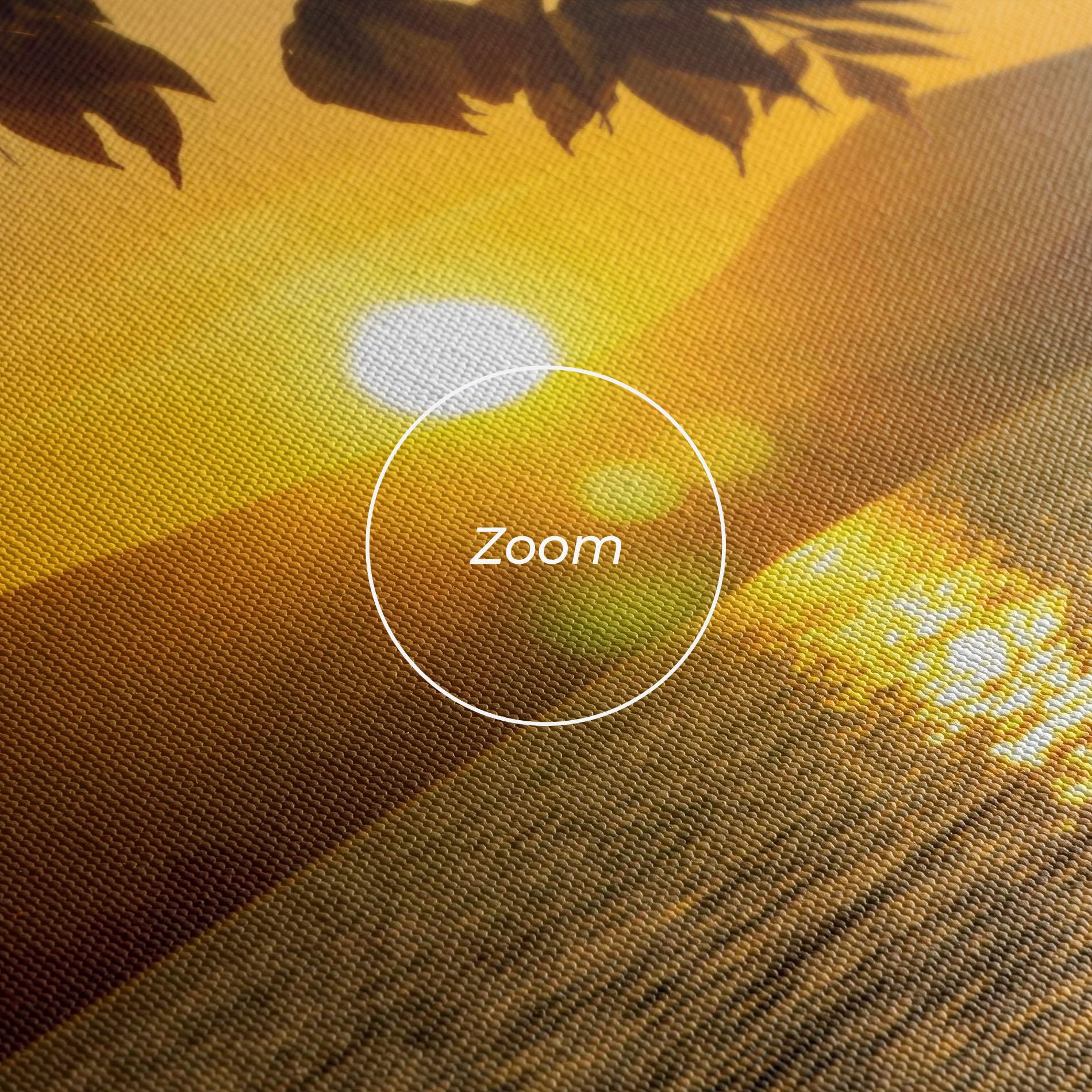 Vászonkép Yellow Sunrise mockup 3