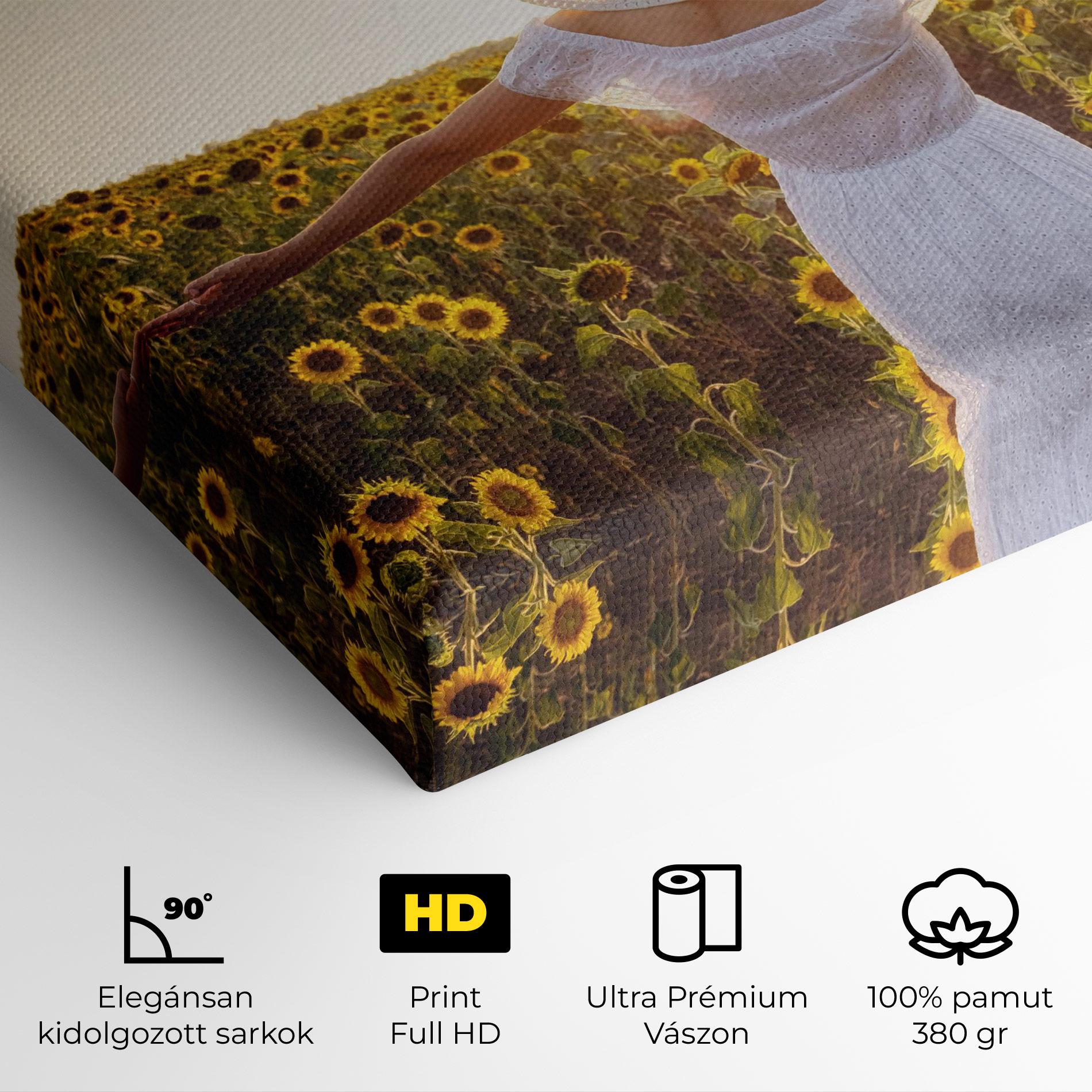 Vászonkép Girl In Nature mockup 4