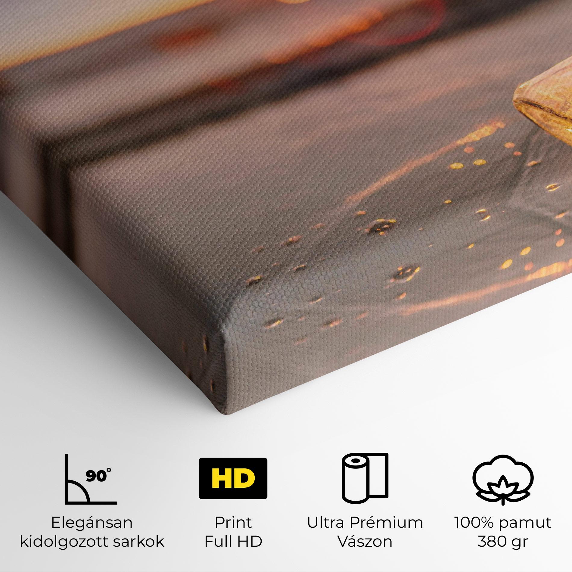 Vászonkép Jar With Lights mockup 4