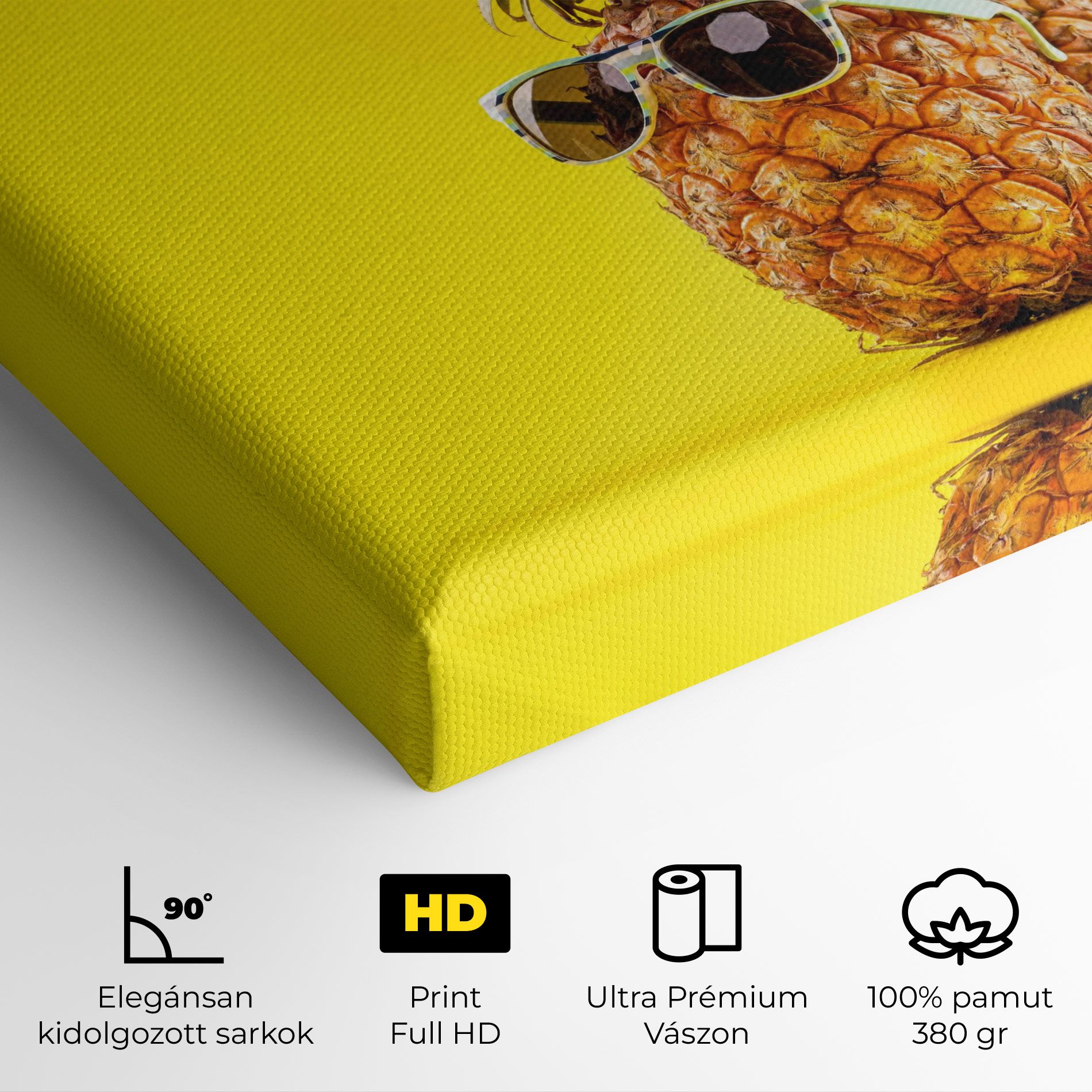 Pineapple Looking Up mockup 4