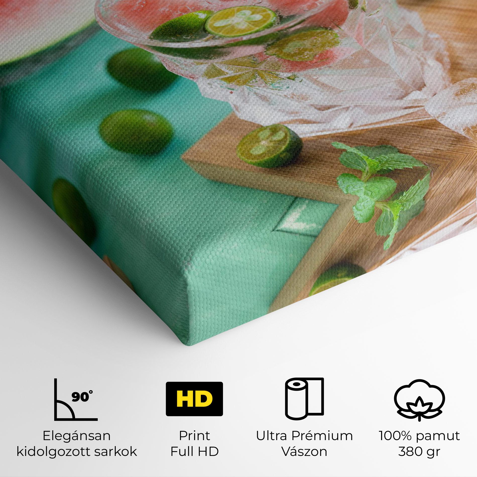 Vászonkép Summer Drink mockup 4