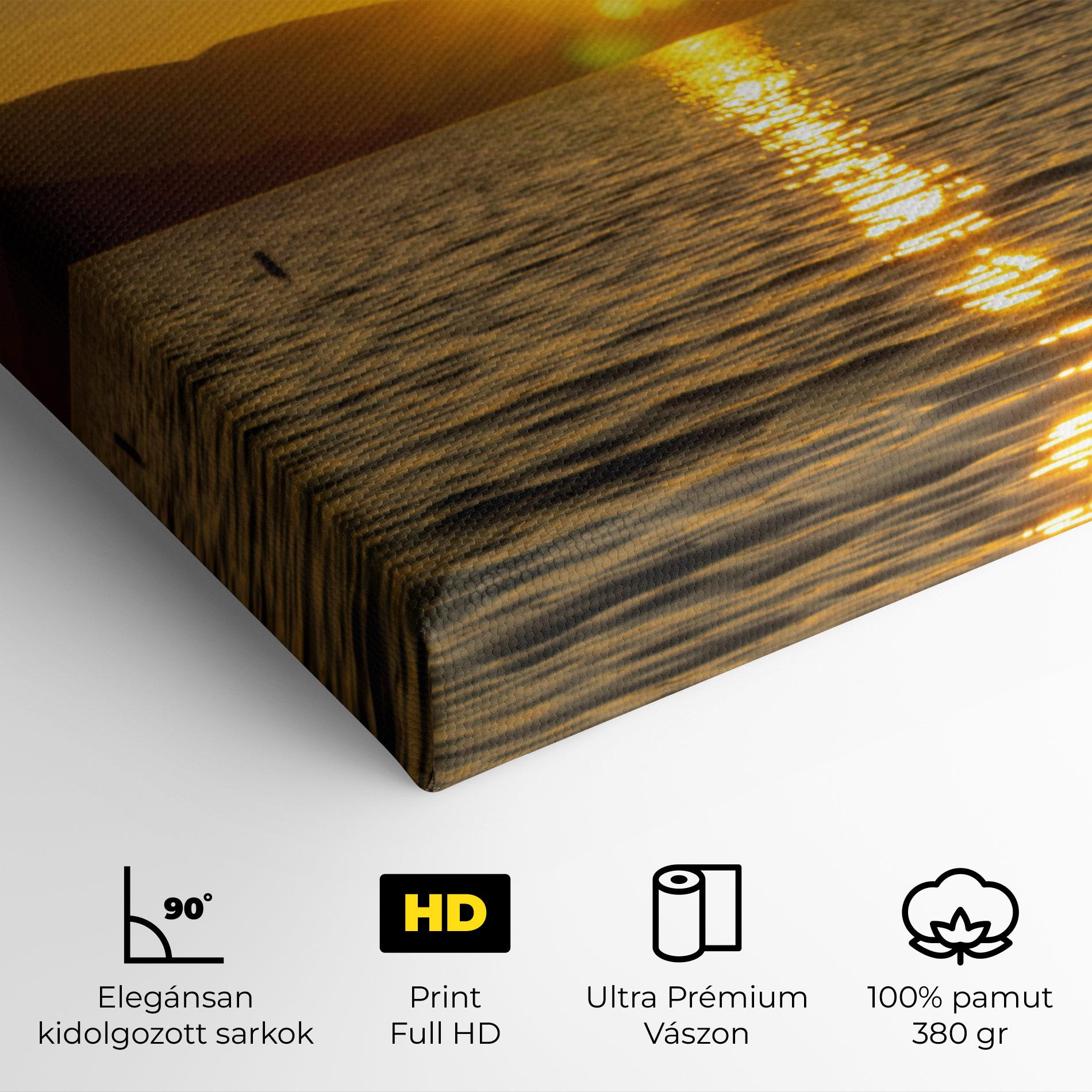 Vászonkép Yellow Sunrise mockup 4