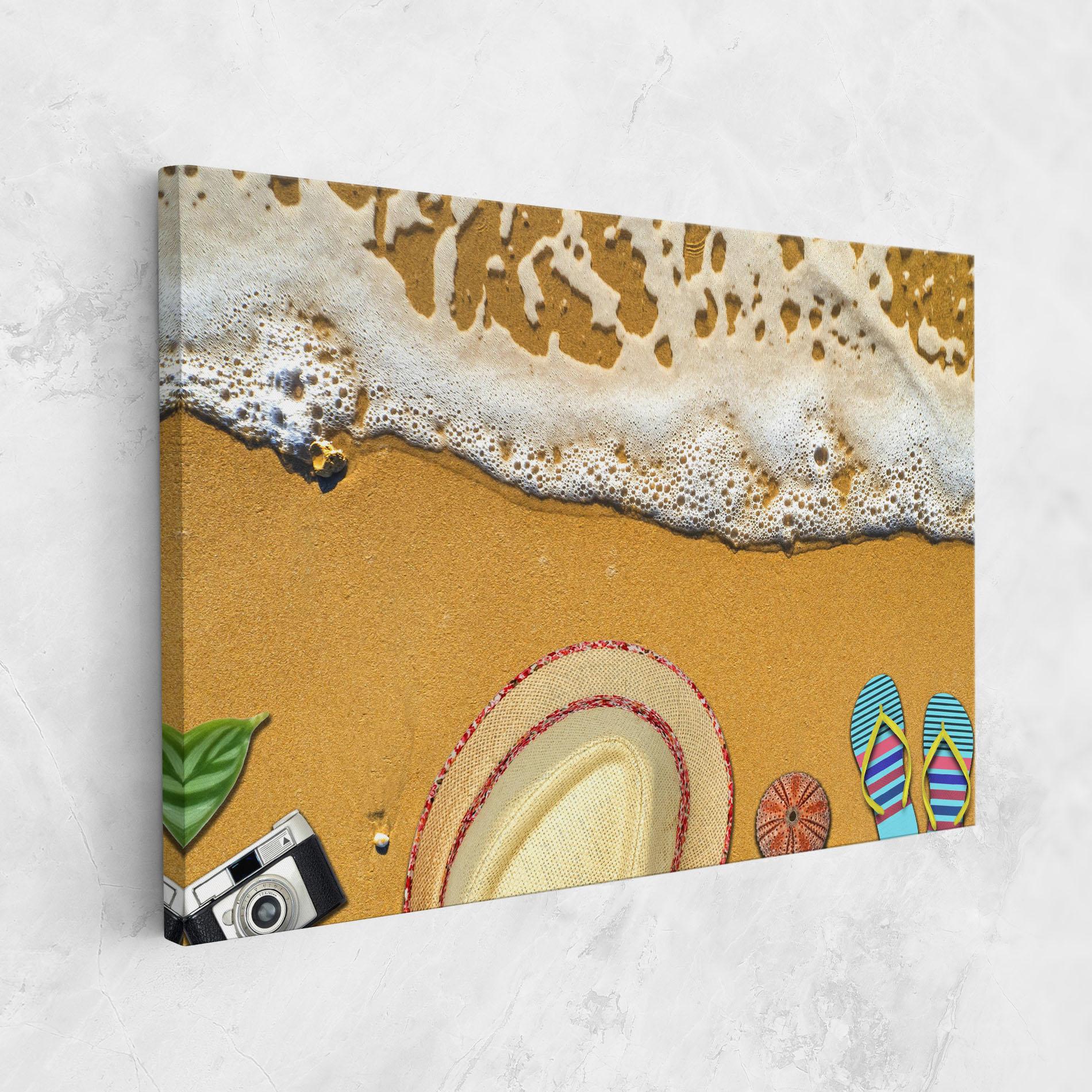 Vászonkép Beach Accessories mockup 1