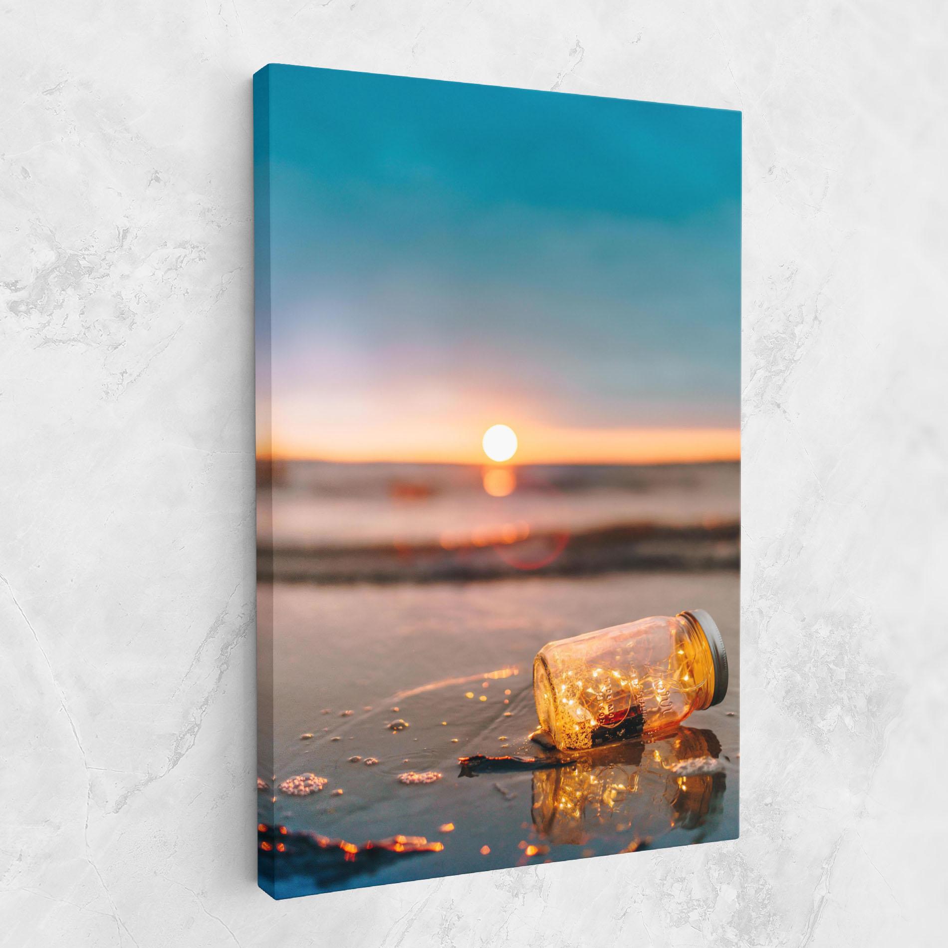 Vászonkép Jar With Lights mockup 1