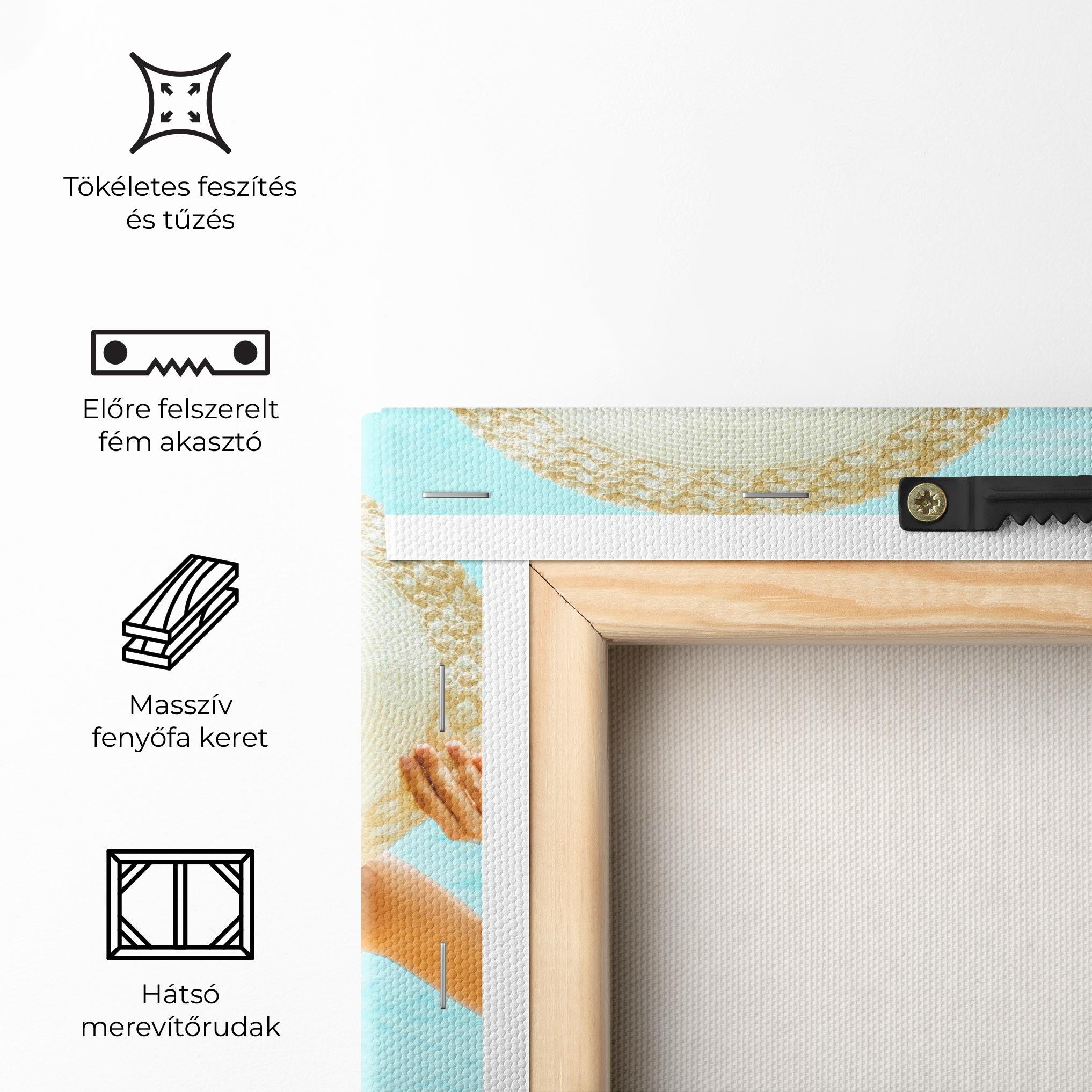 Vászonkép Enjoying Swimming Pool mockup 5