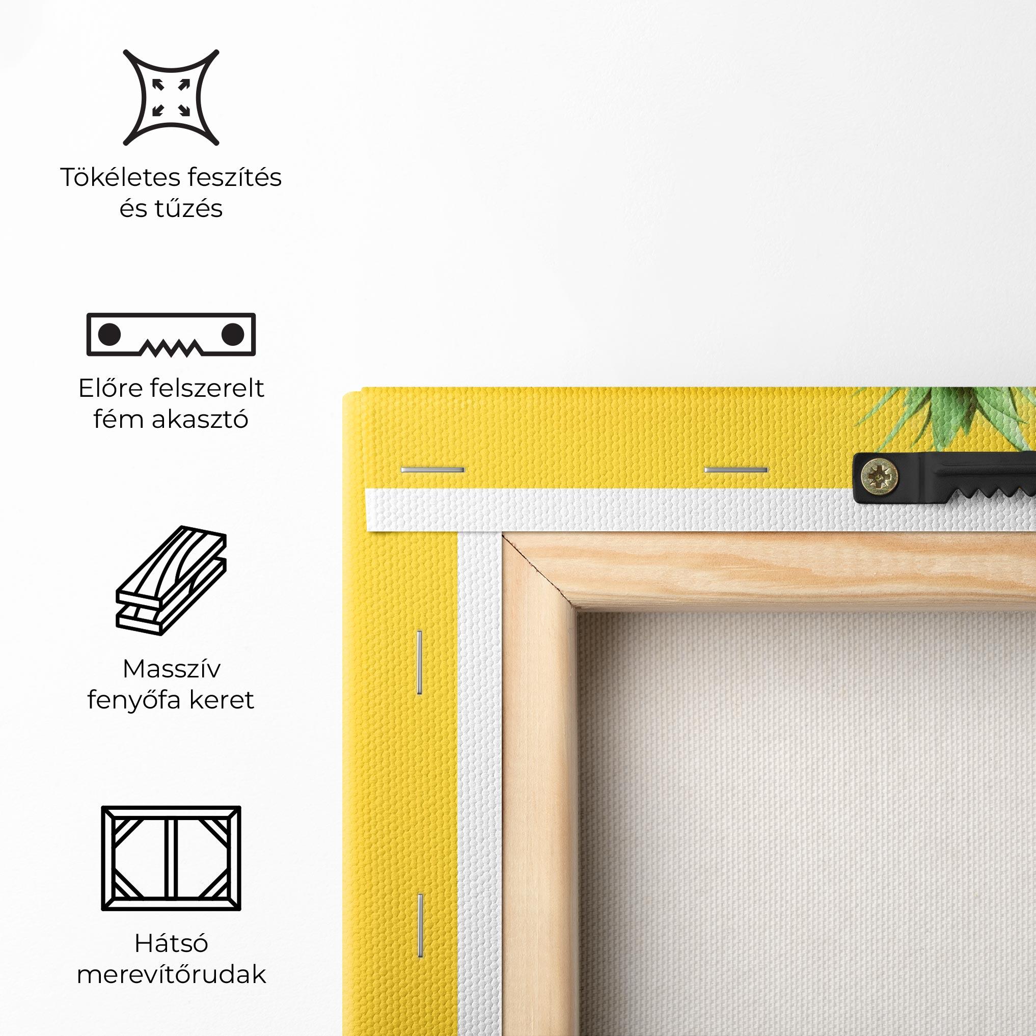 Vászonkép Fresh Pineapple mockup 5