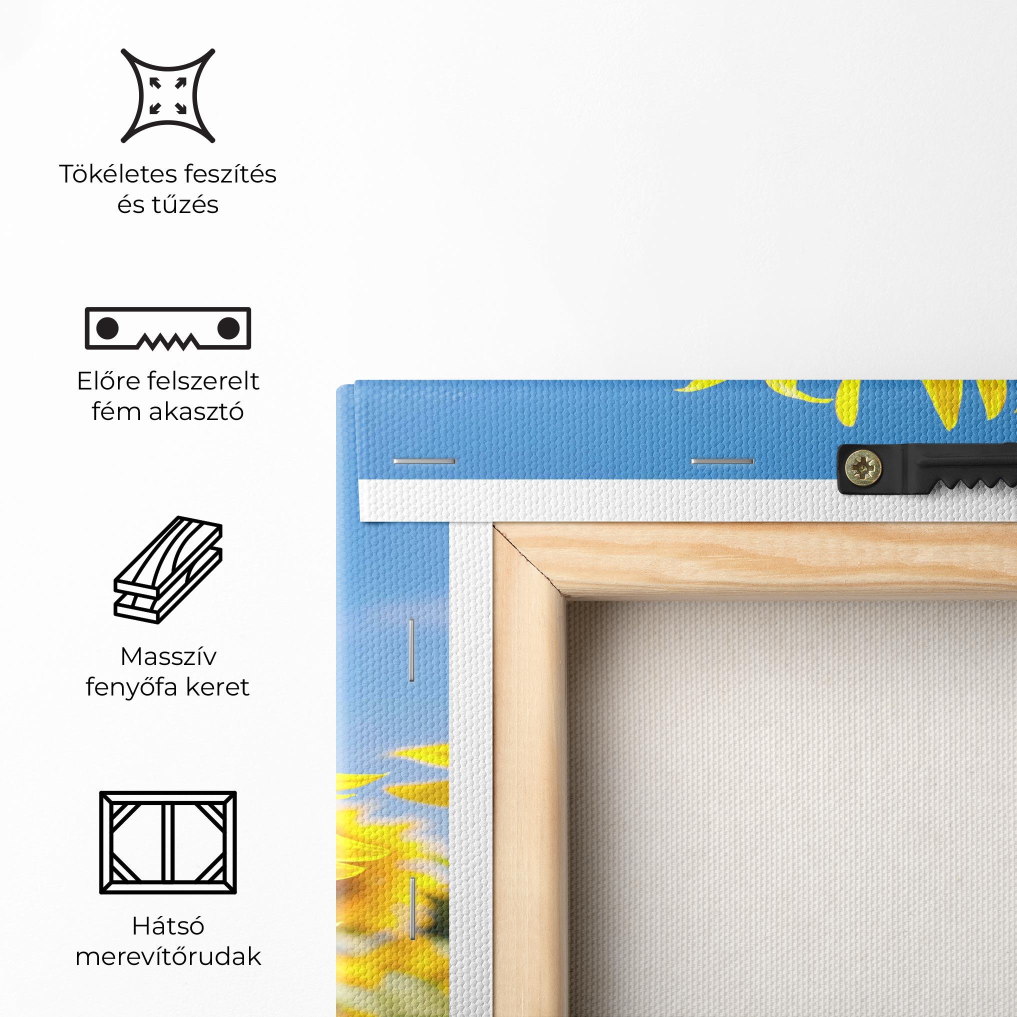 Vászonkép Sun Flower Glasses mockup 5