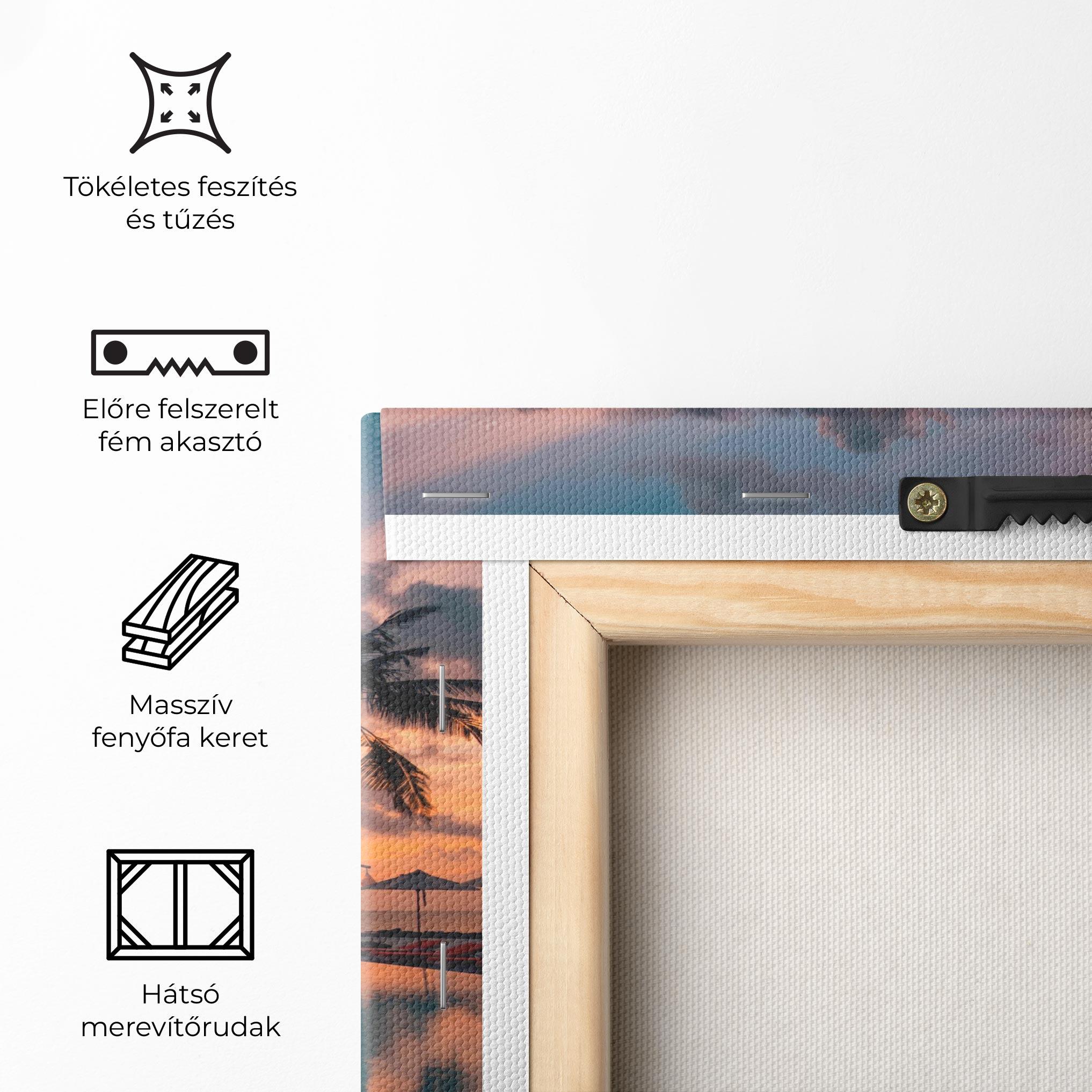 Vászonkép Tropical Beach mockup 5