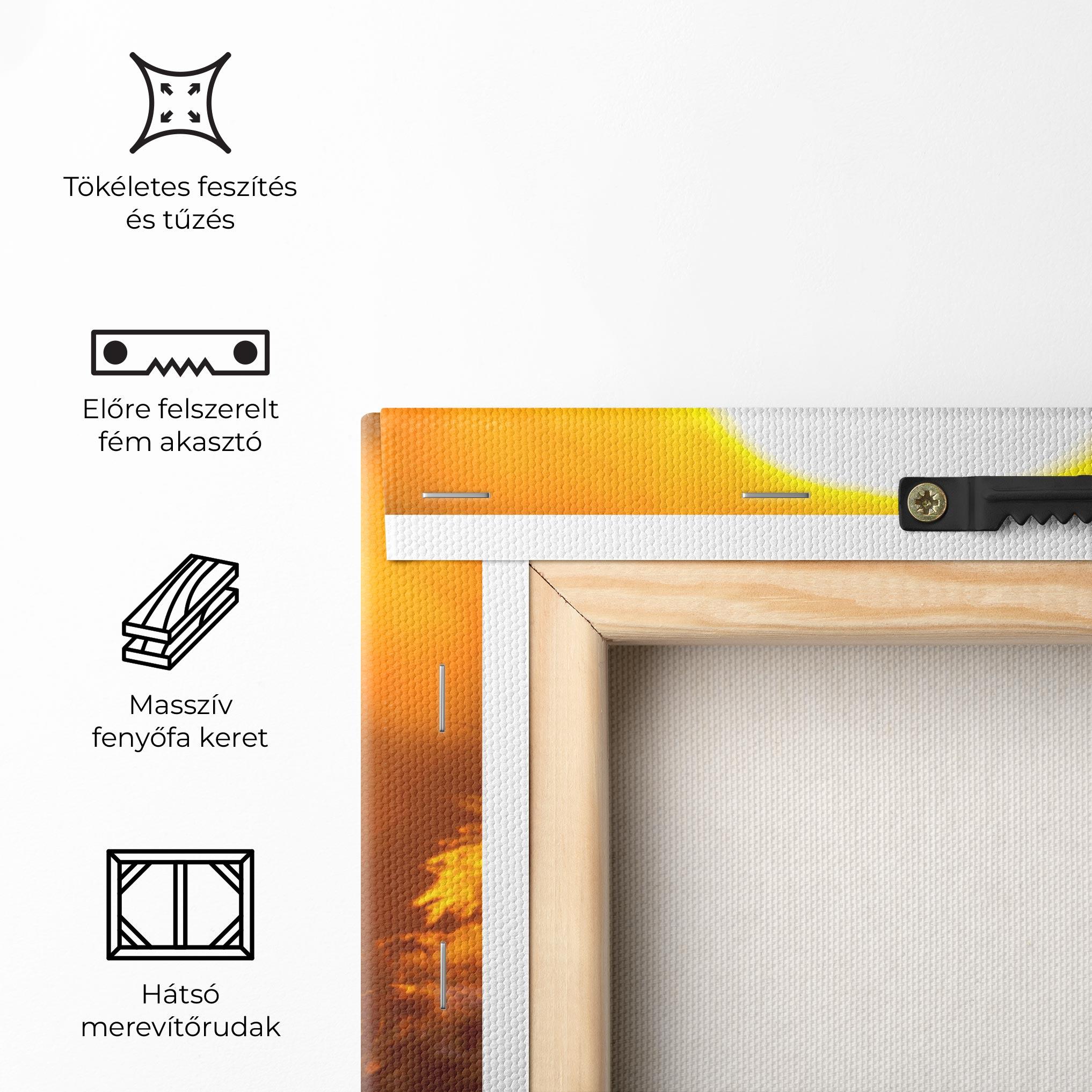 Vászonkép Wildflowers mockup 5