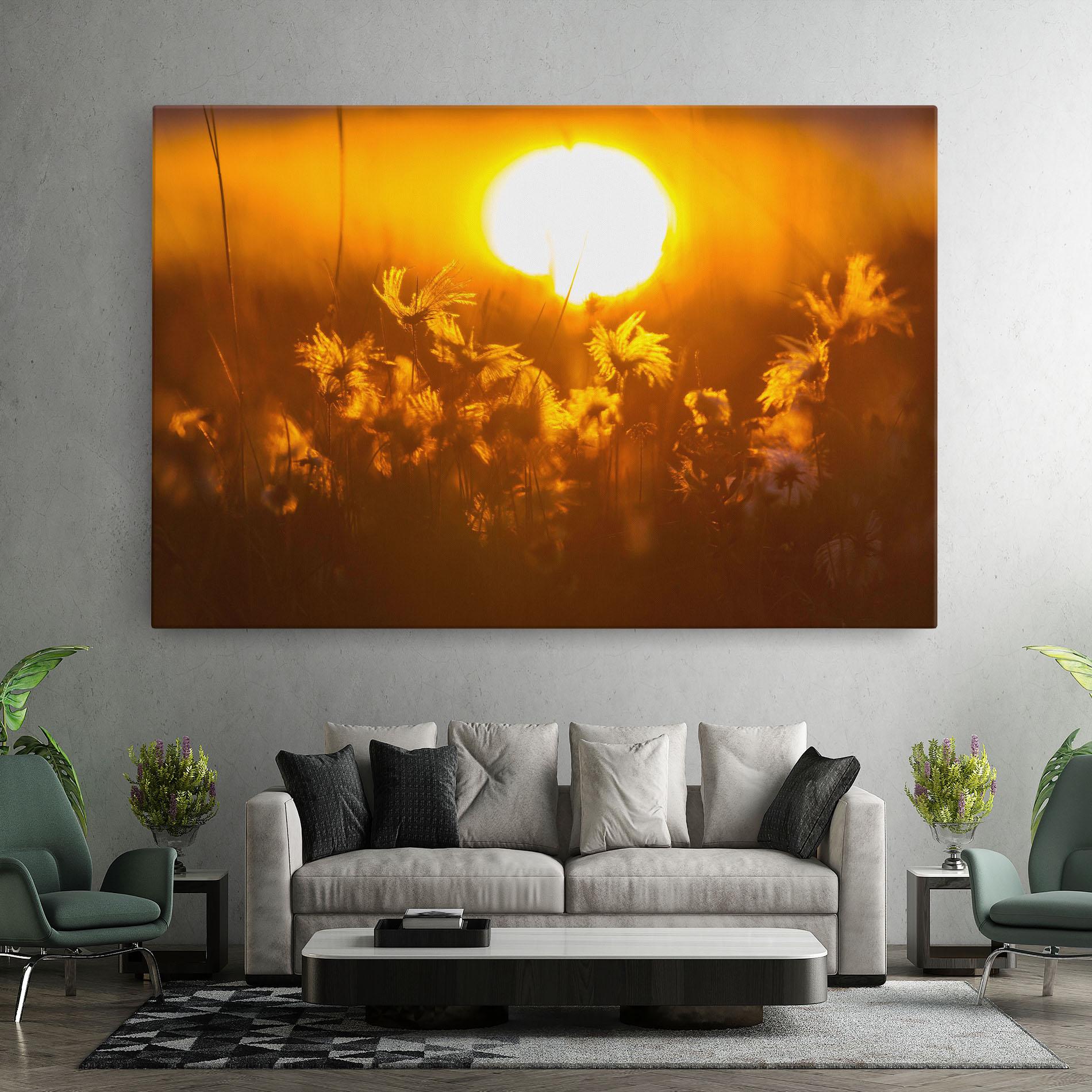 Vászonkép Wildflowers mockup 7