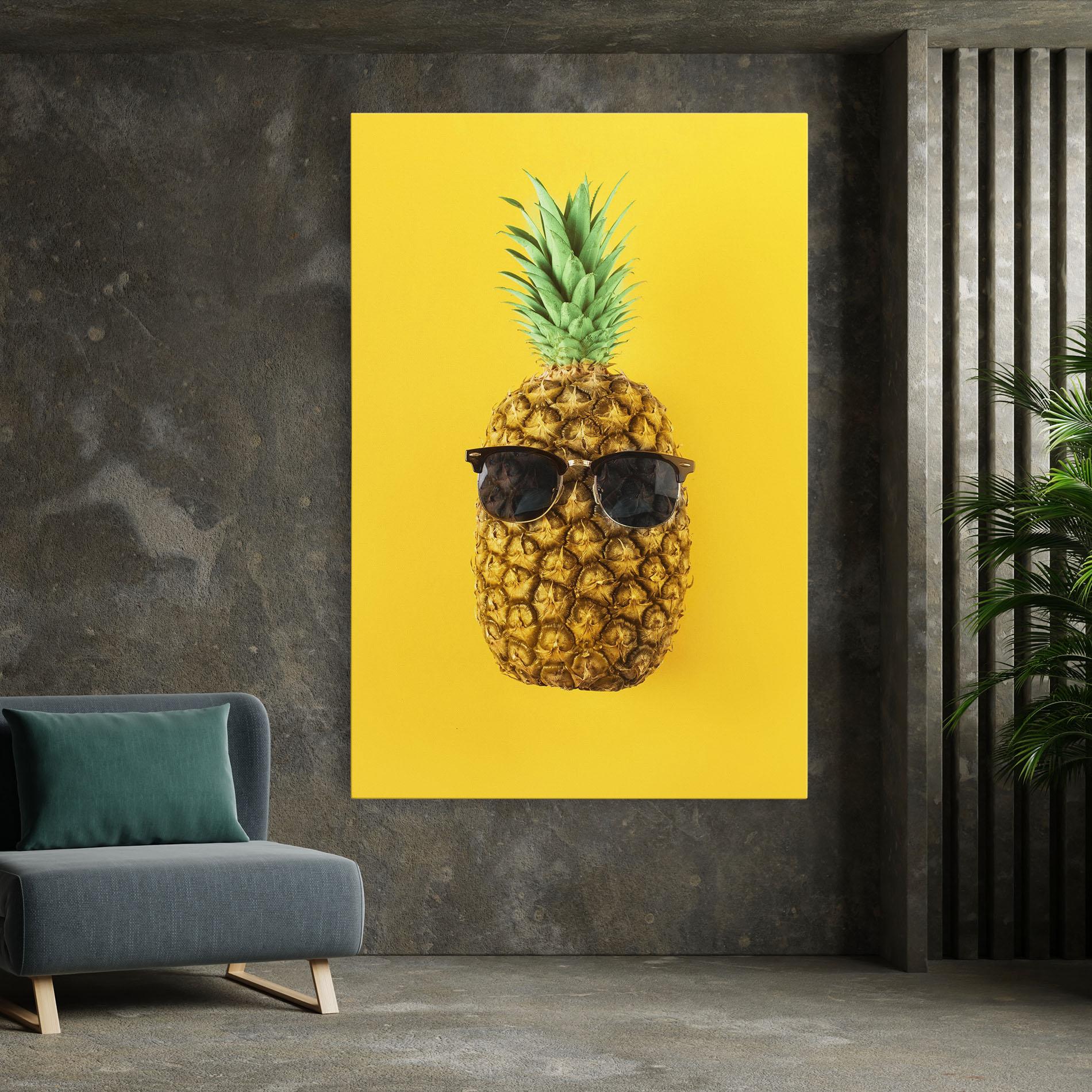 Vászonkép Fresh Pineapple mockup 7