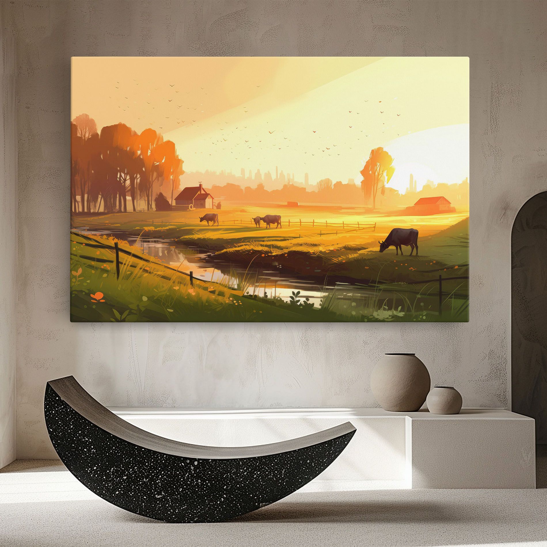 Sunlight Cows mockup 8