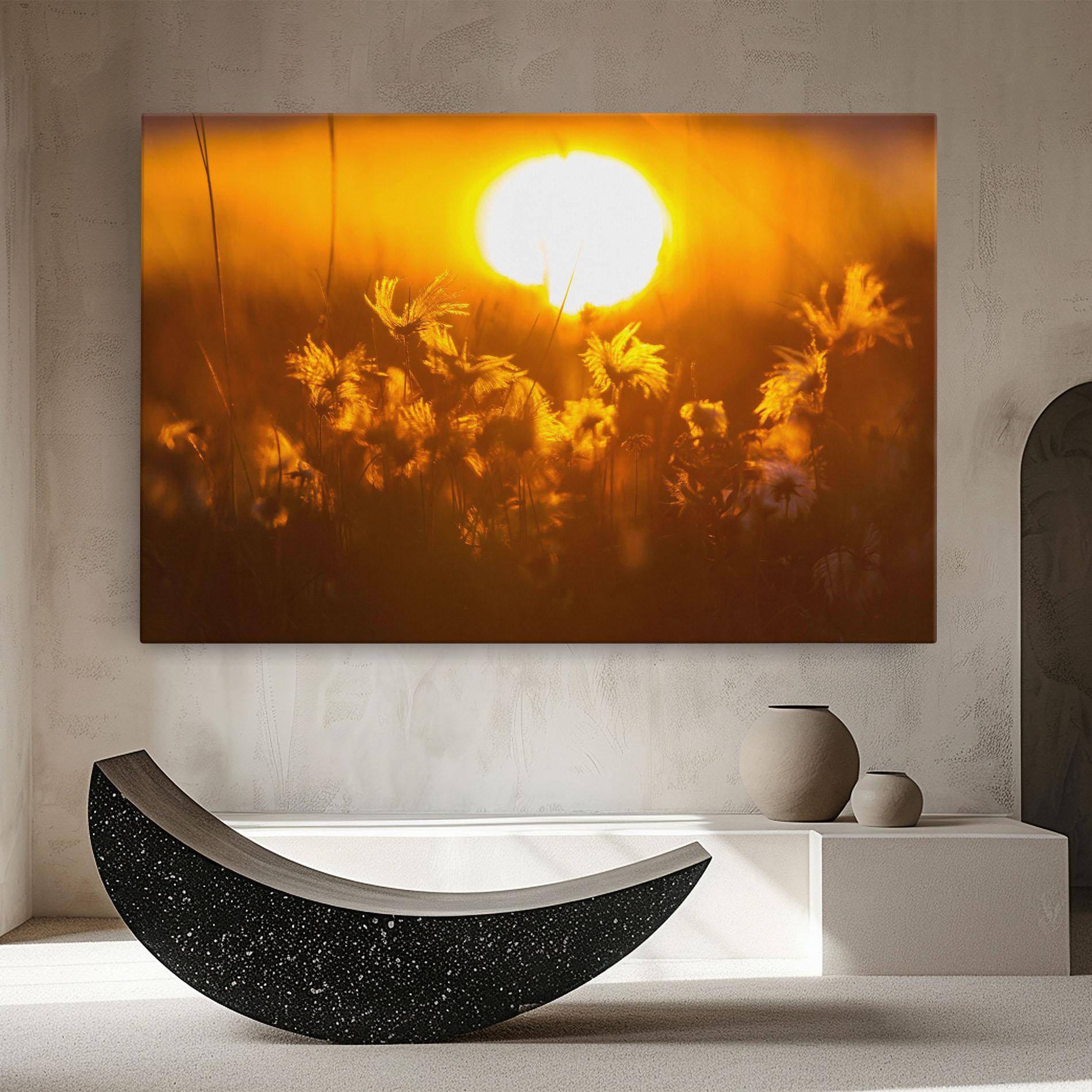 Vászonkép Wildflowers mockup 8