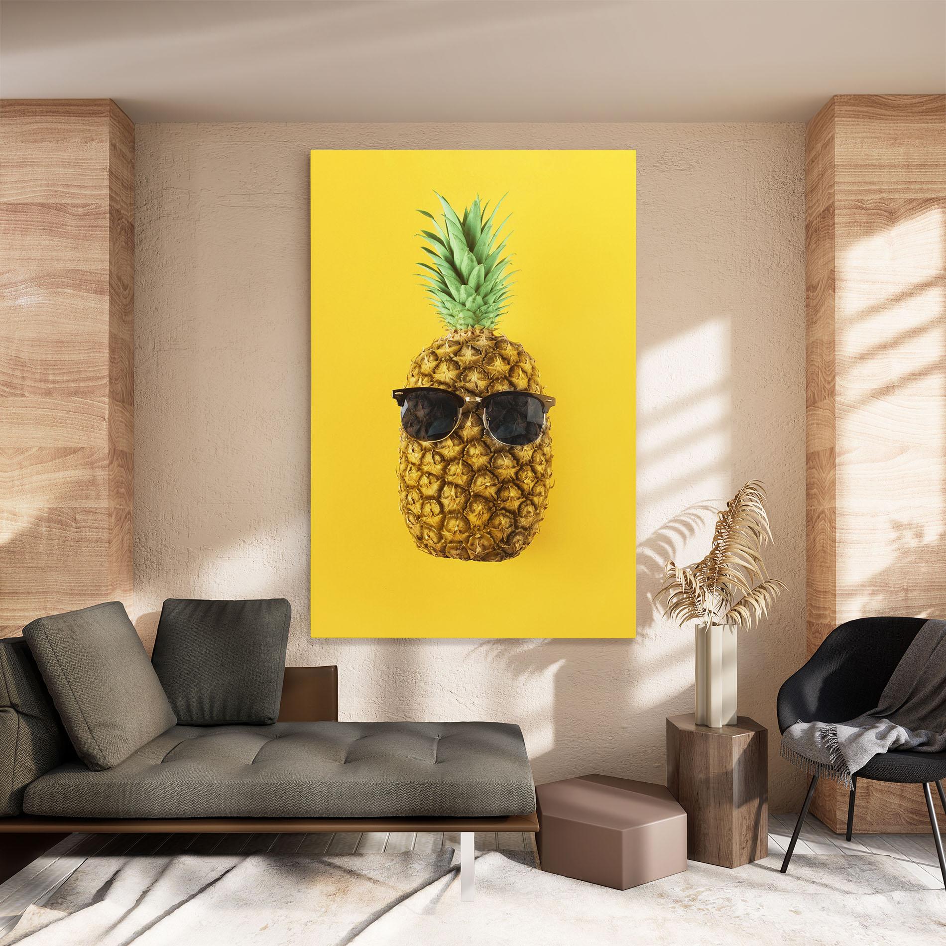 Vászonkép Fresh Pineapple mockup 8