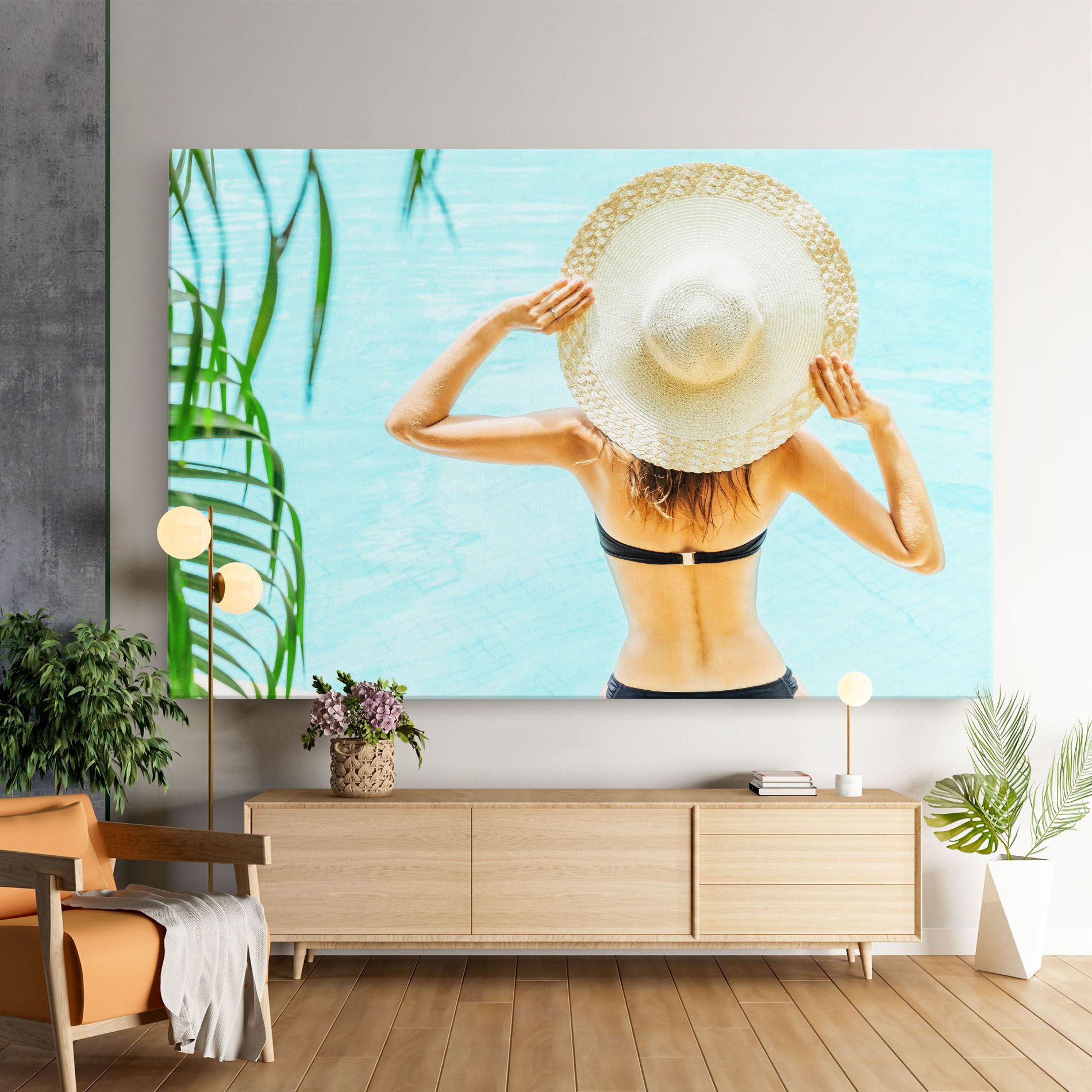 Enjoying Swimming Pool mockup 9