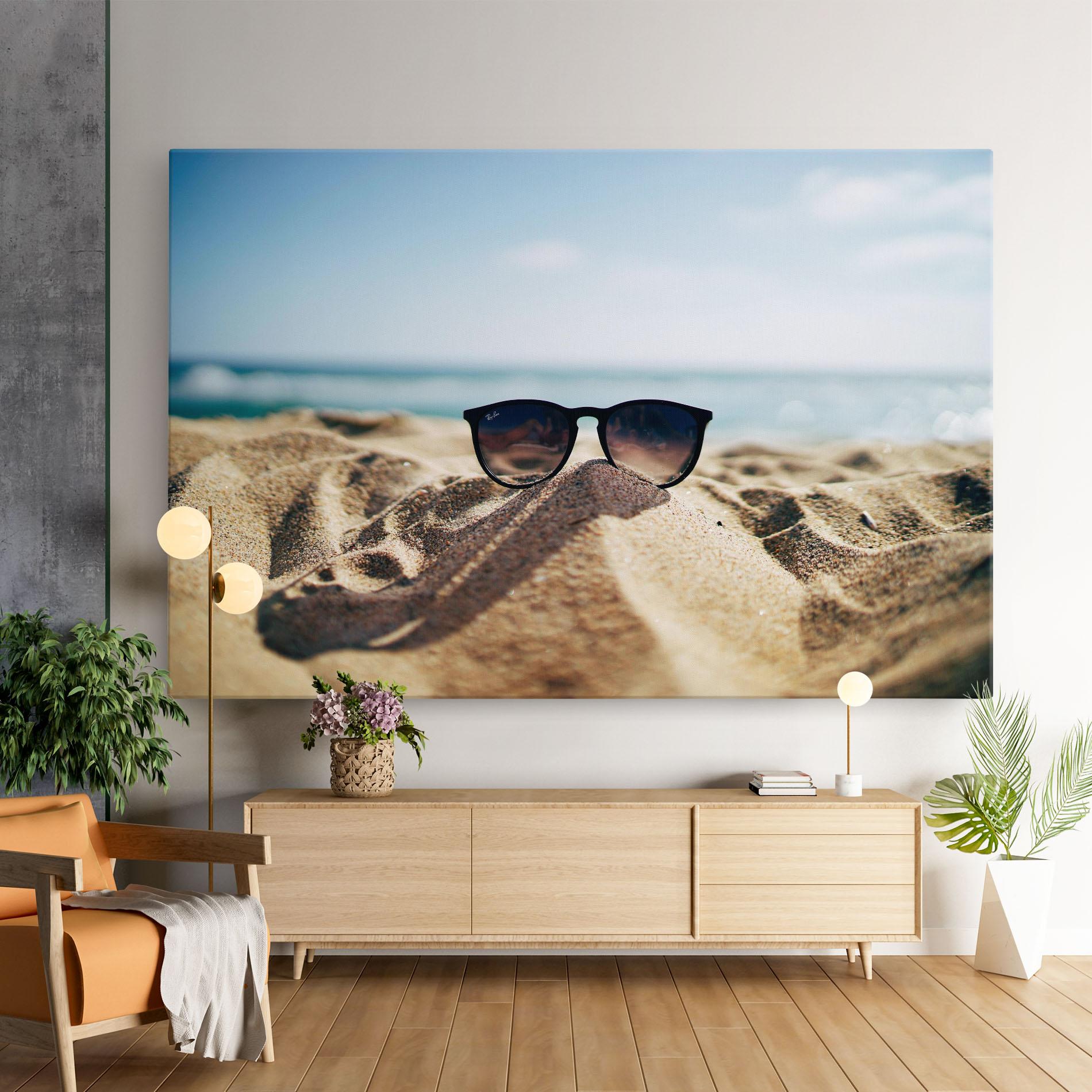 Vászonkép Sand Glasses mockup 9
