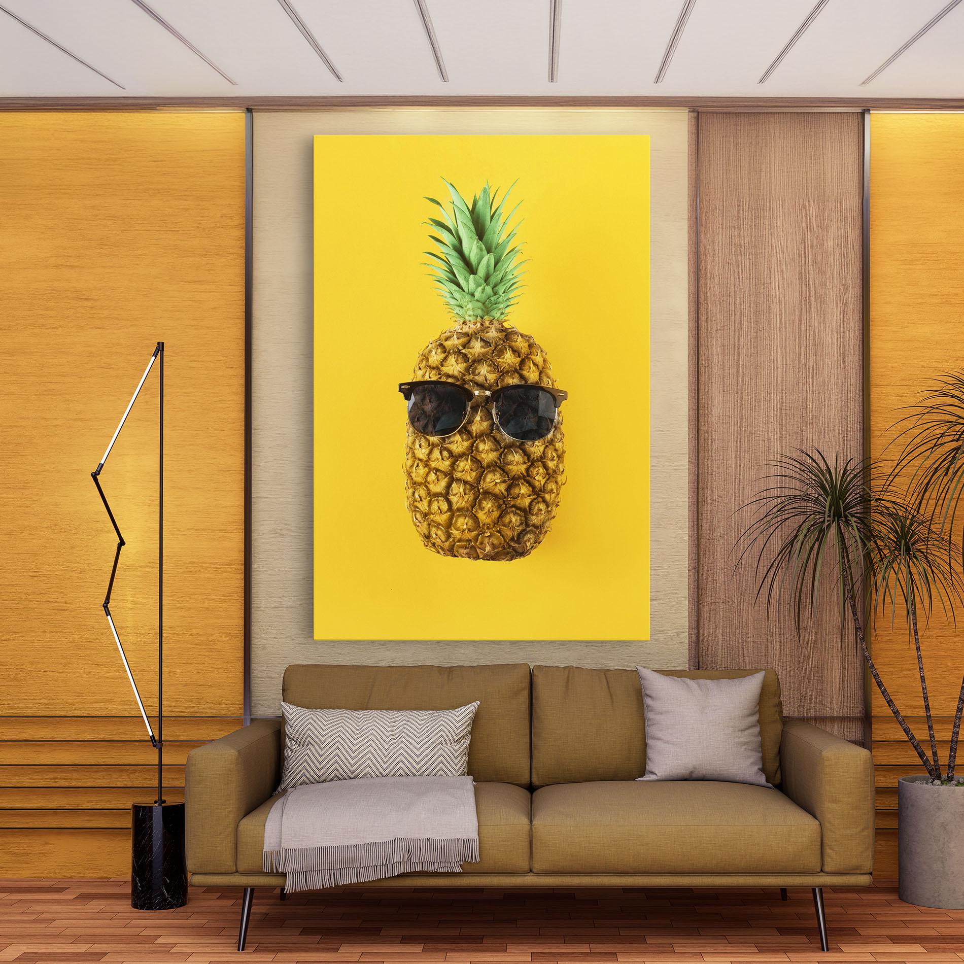 Vászonkép Fresh Pineapple mockup 9