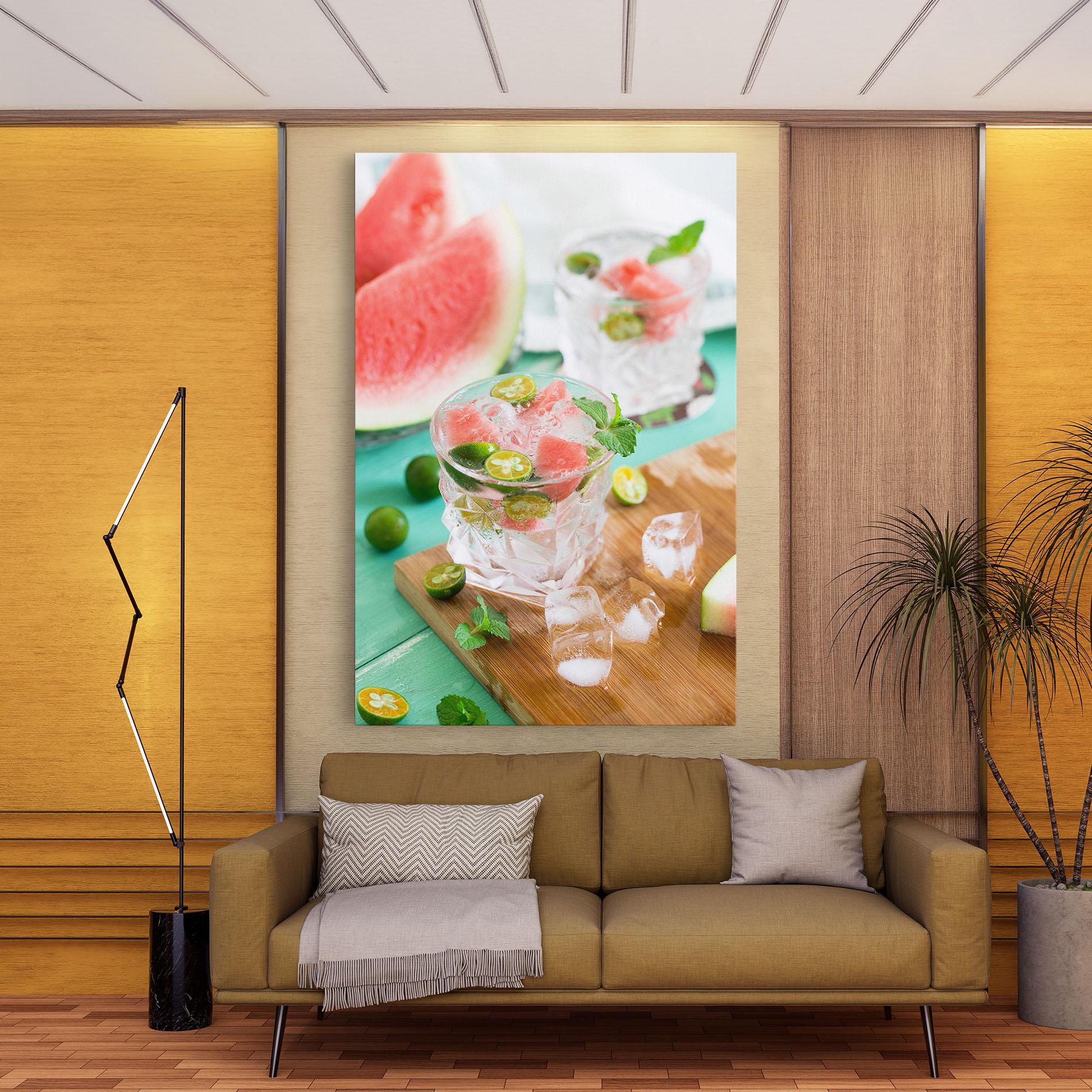 Vászonkép Summer Drink mockup 9