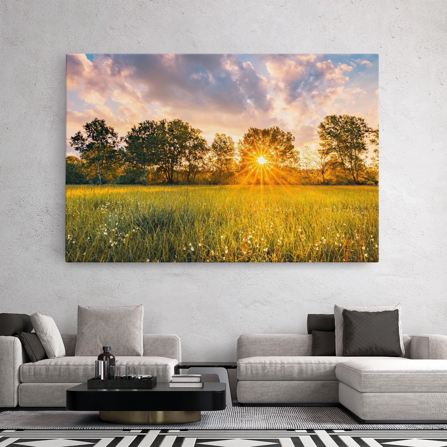 Vászonkép Blossoming Meadow mockup 2