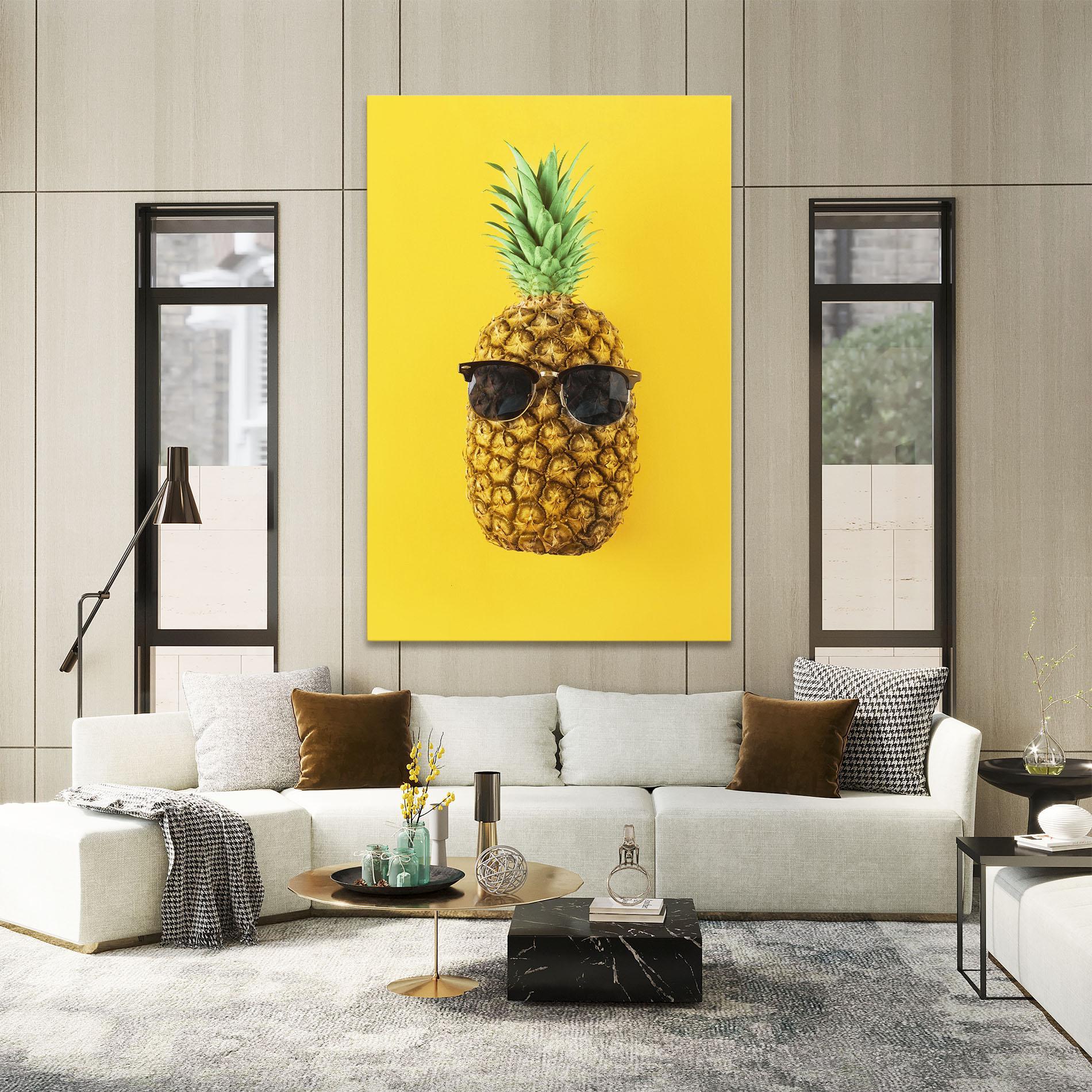 Vászonkép Fresh Pineapple mockup 2