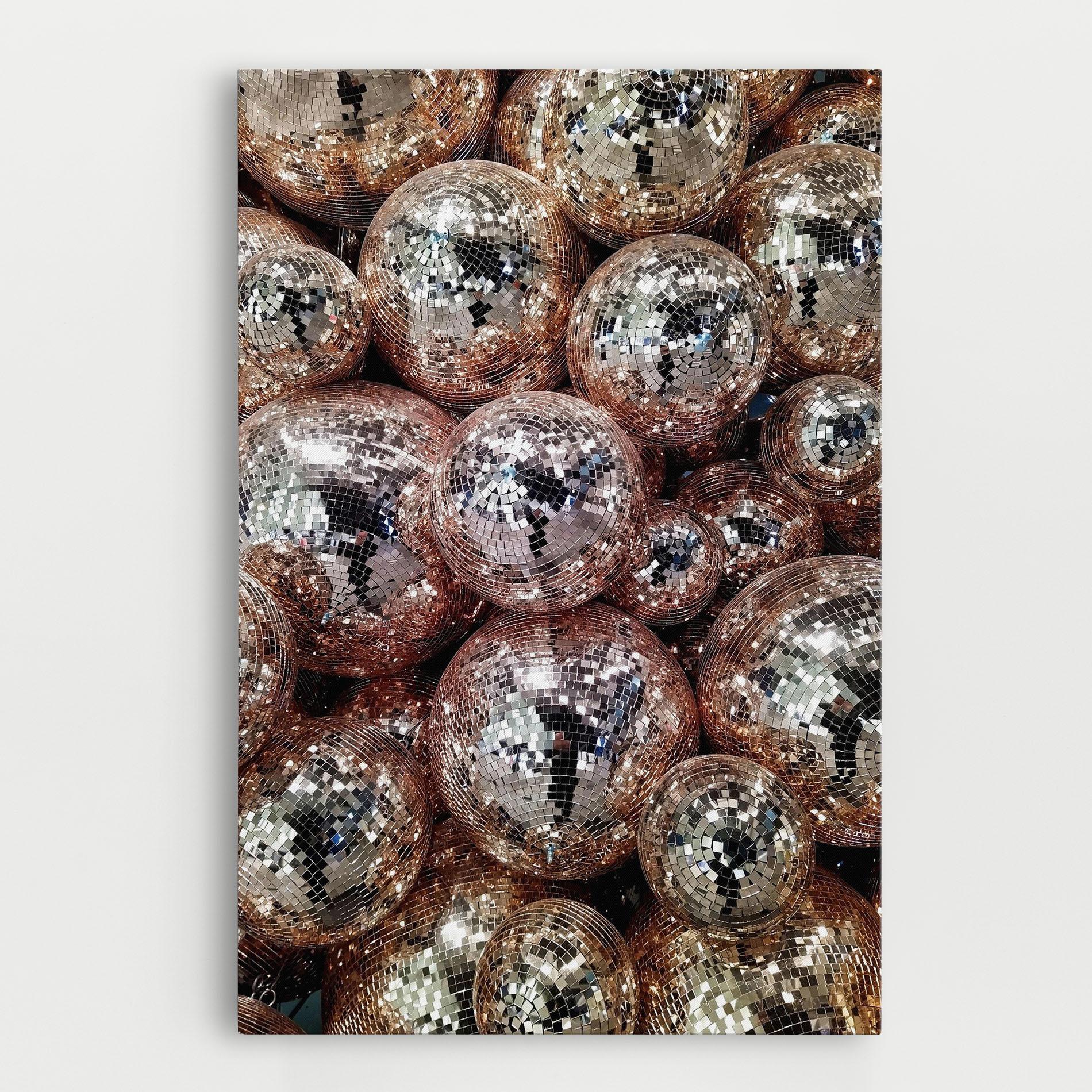 Vászonkép Christmas Disko Balls mockup 0