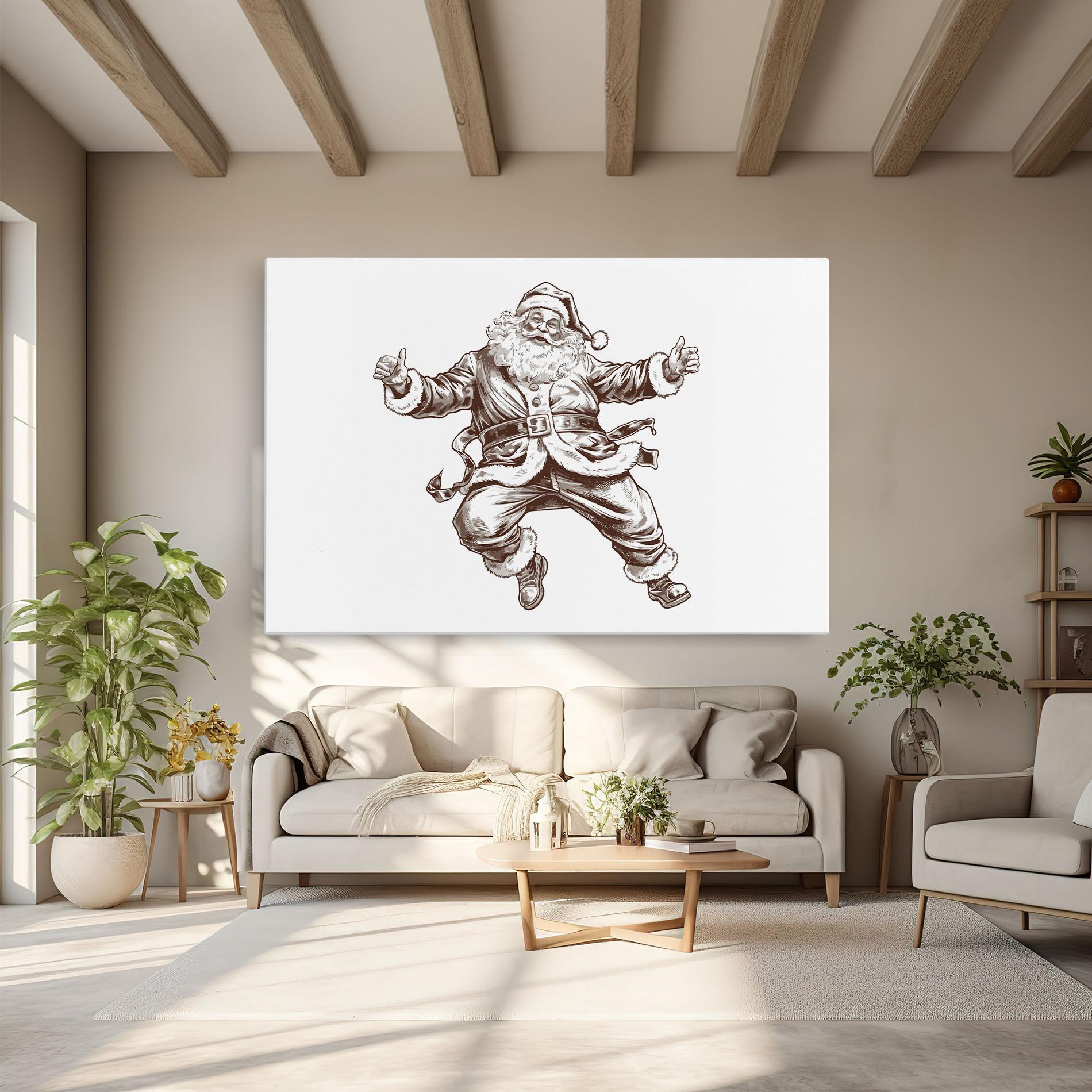 Vászonkép Santa Ok mockup 6