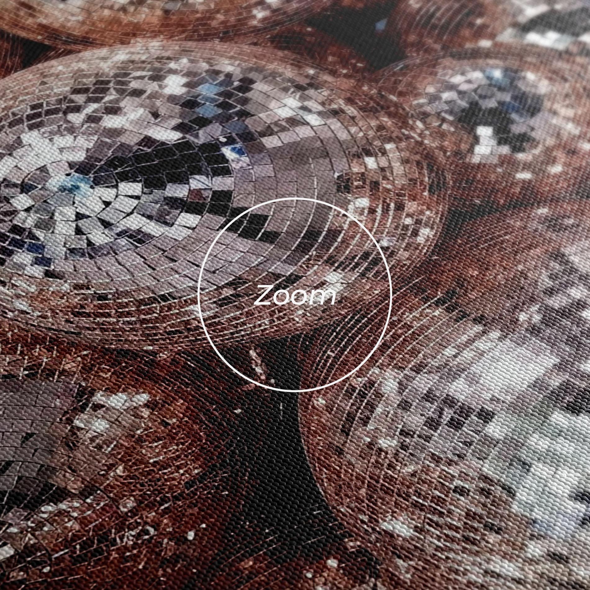 Vászonkép Christmas Disko Balls mockup 3