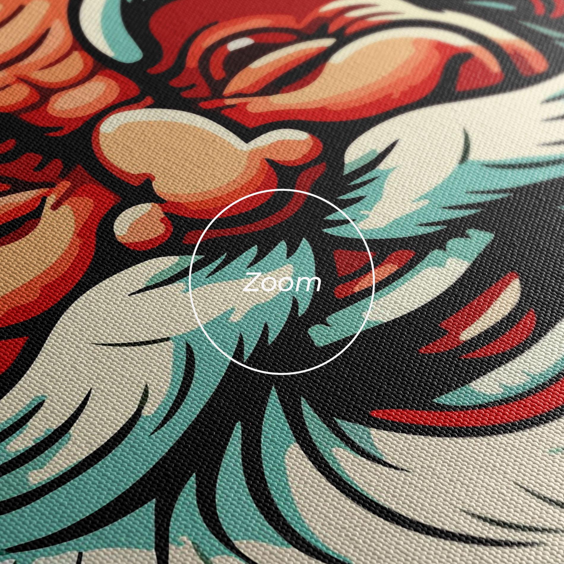 Vászonkép Crazy Smile mockup 3