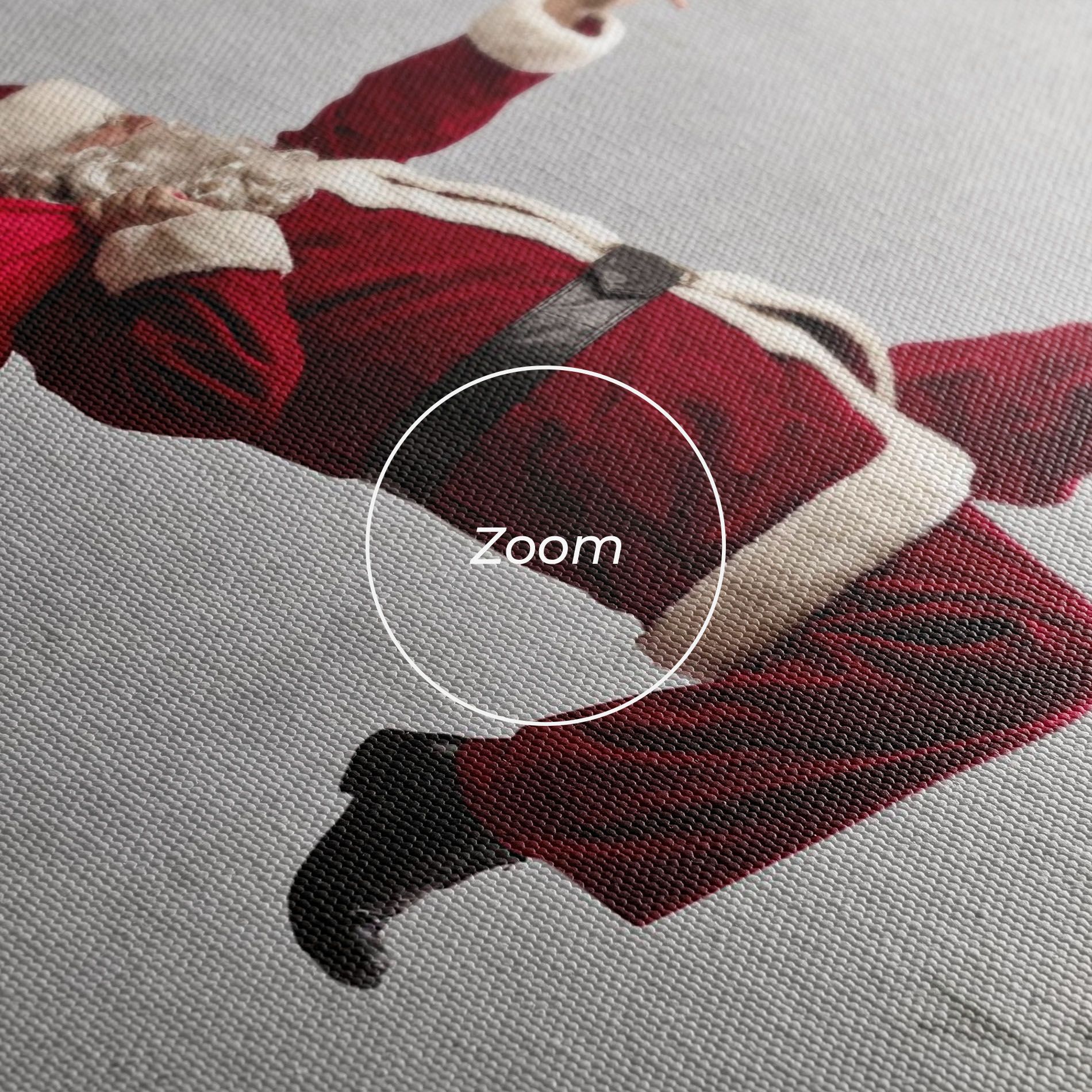 Santa Claus Jumping mockup 3