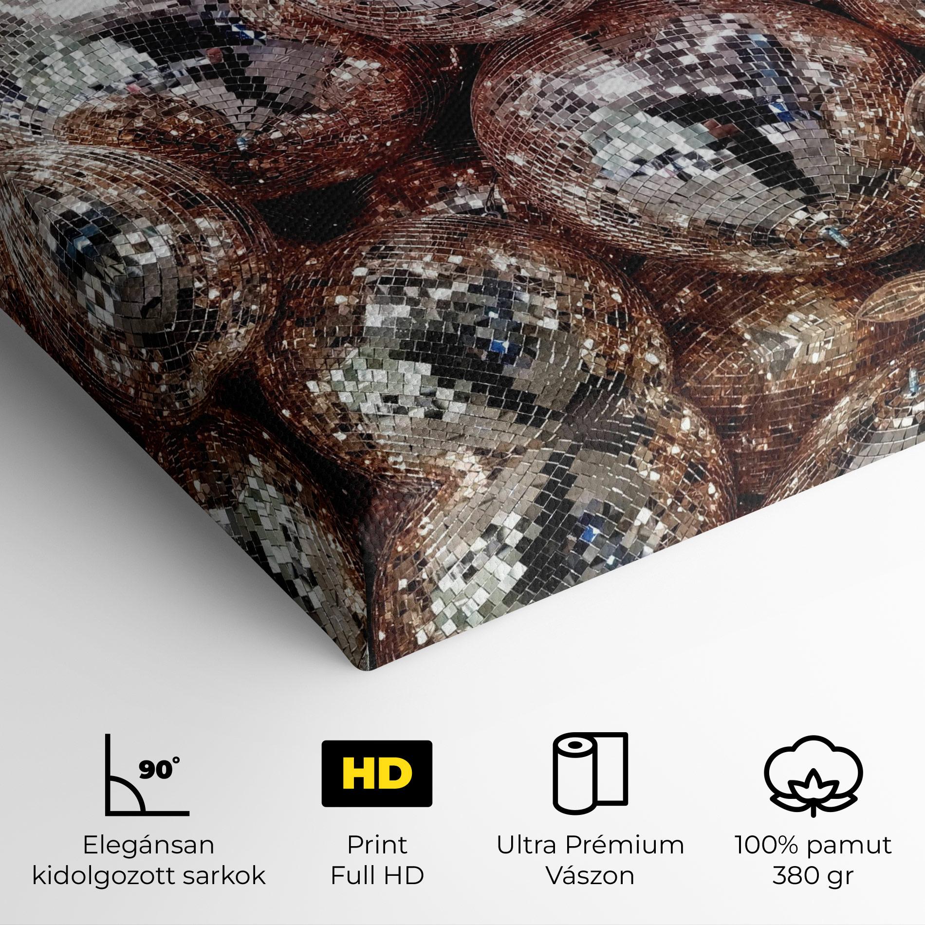 Vászonkép Christmas Disko Balls mockup 4