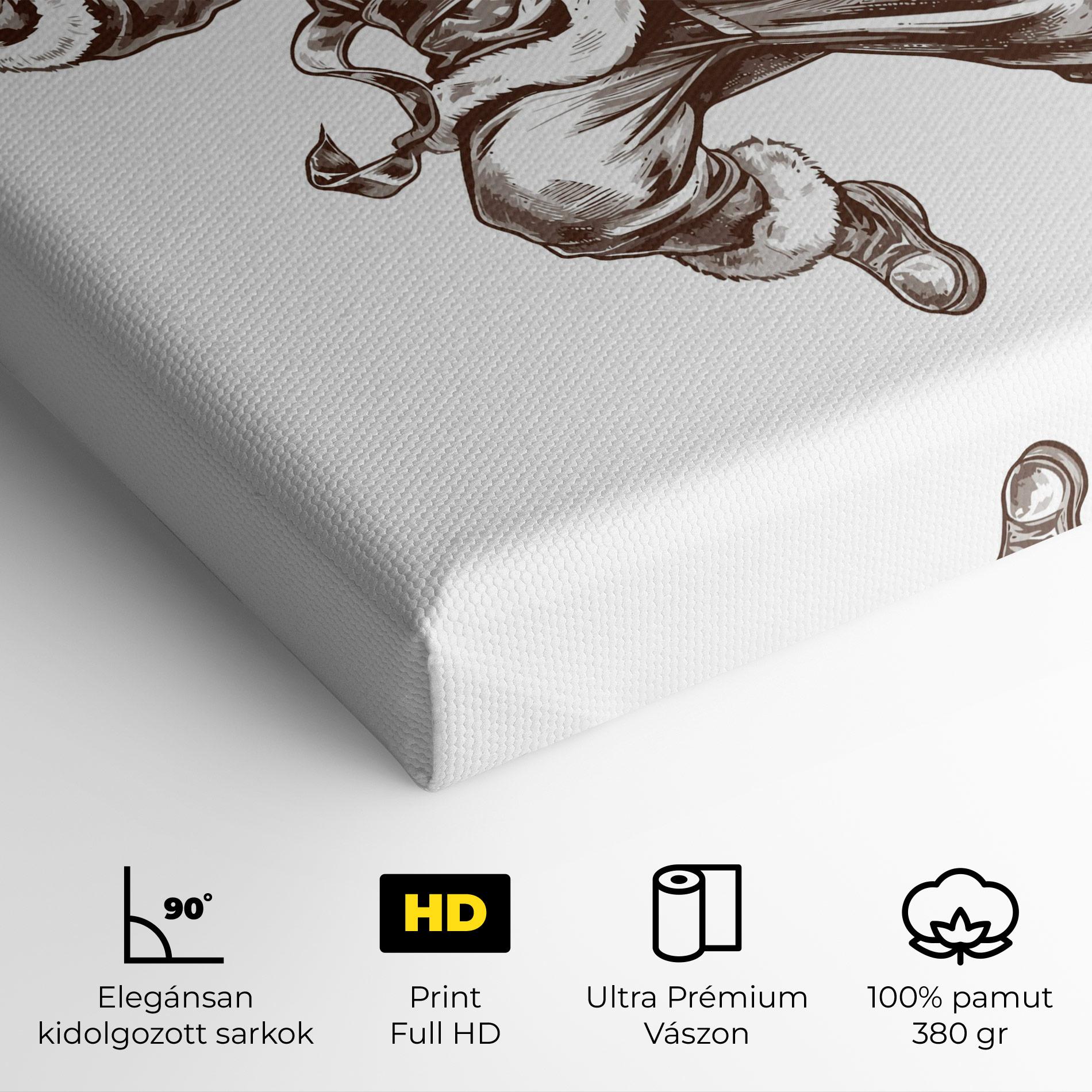 Vászonkép Santa Ok mockup 4