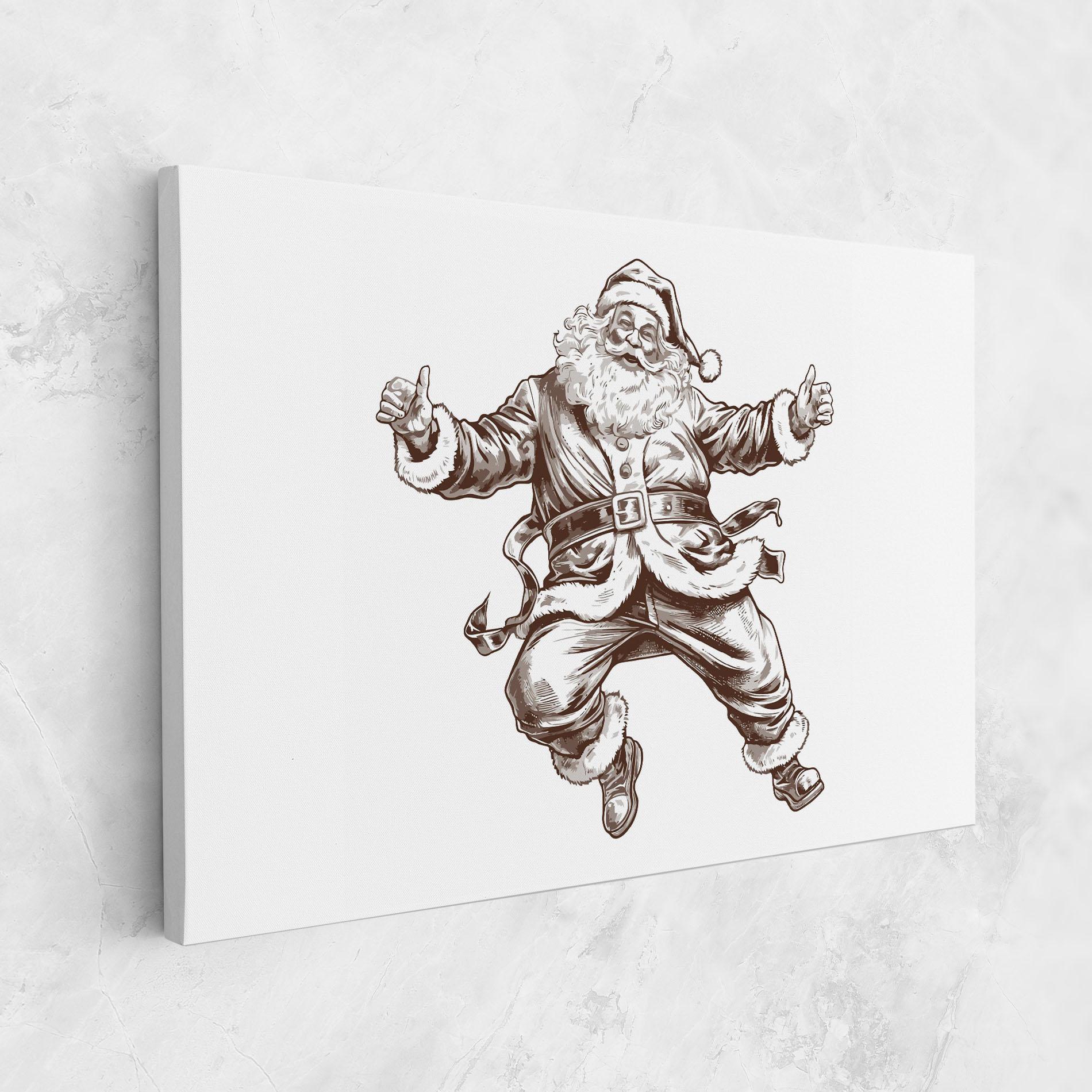 Vászonkép Santa Ok mockup 1