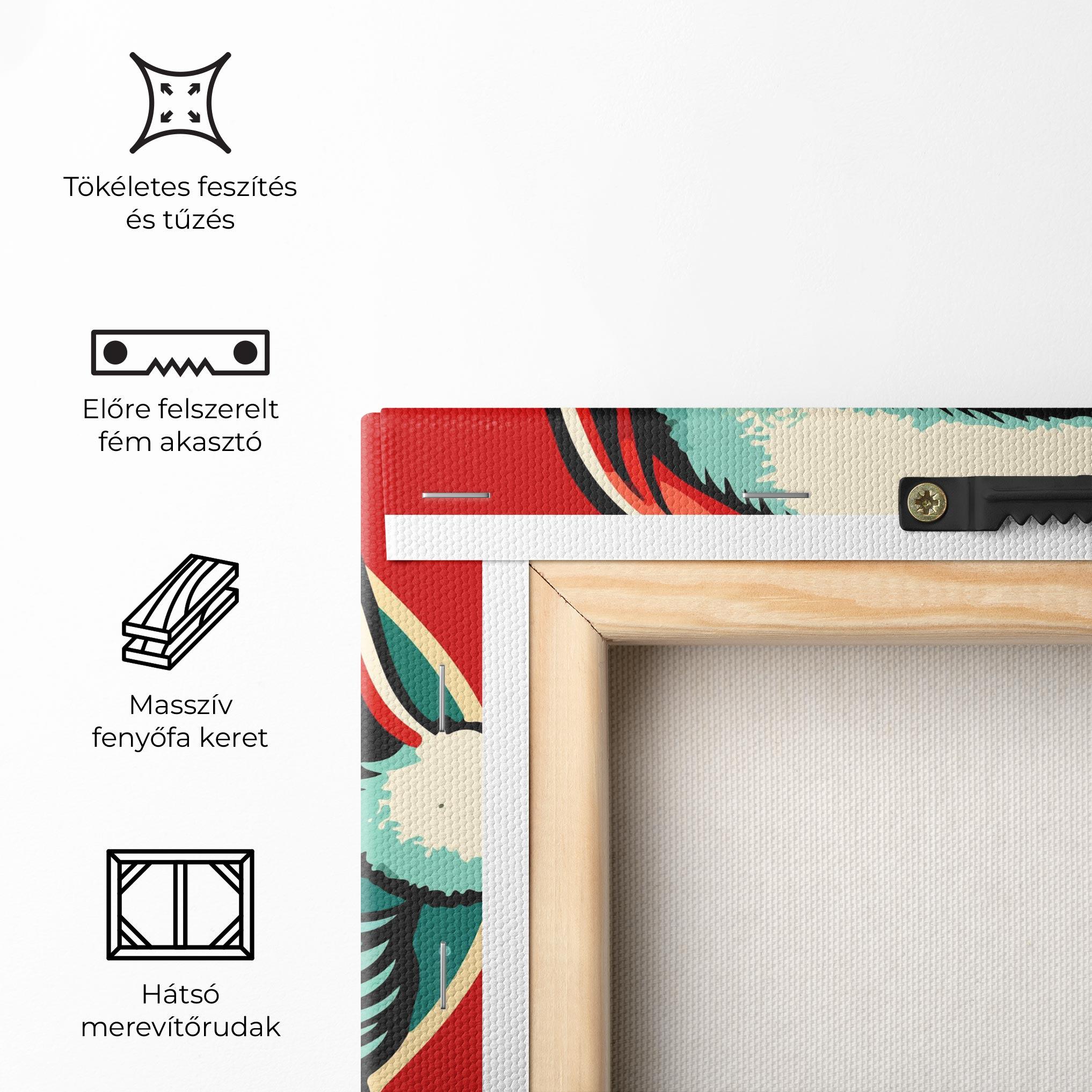 Vászonkép Crazy Smile mockup 5