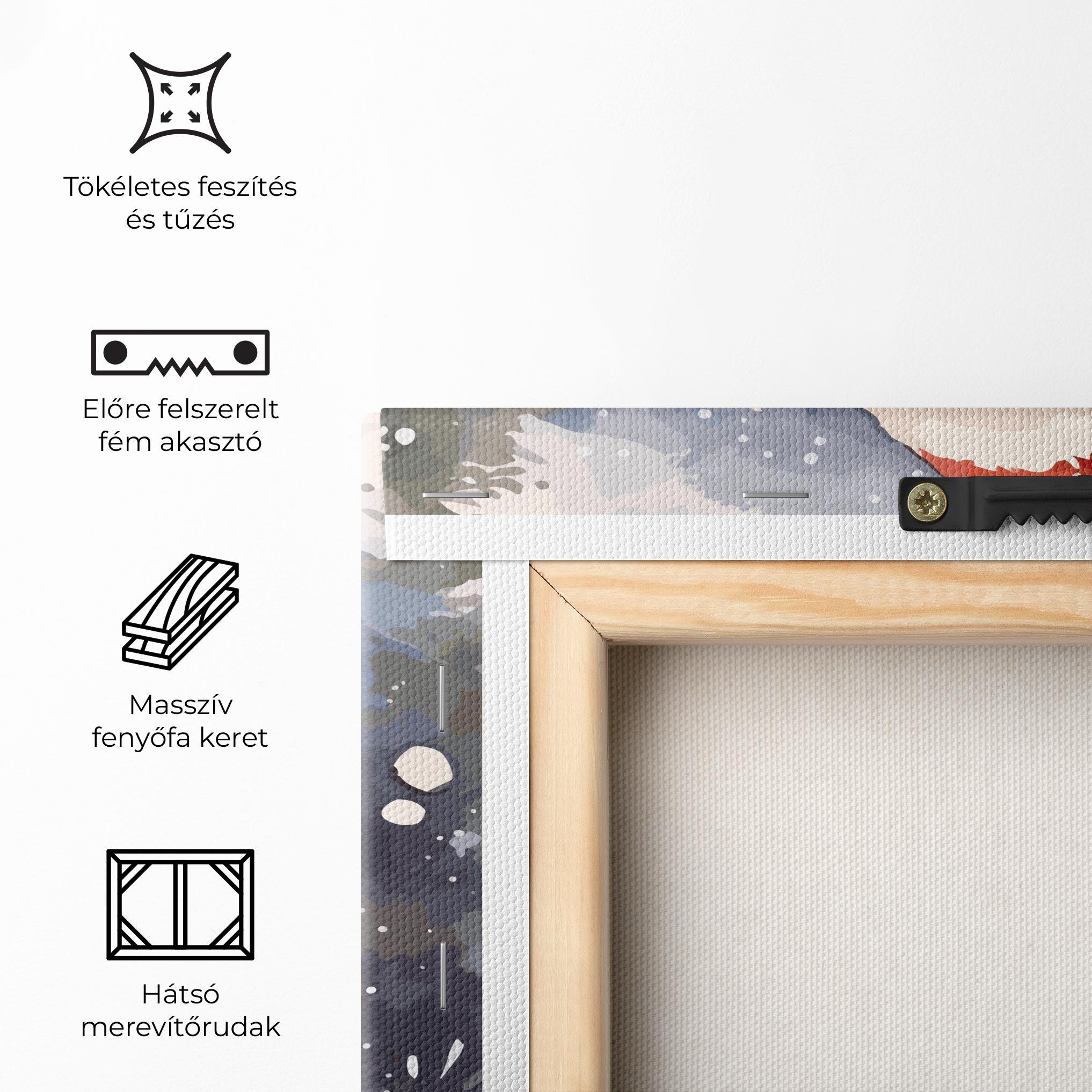 Vászonkép Holding Gift mockup 5