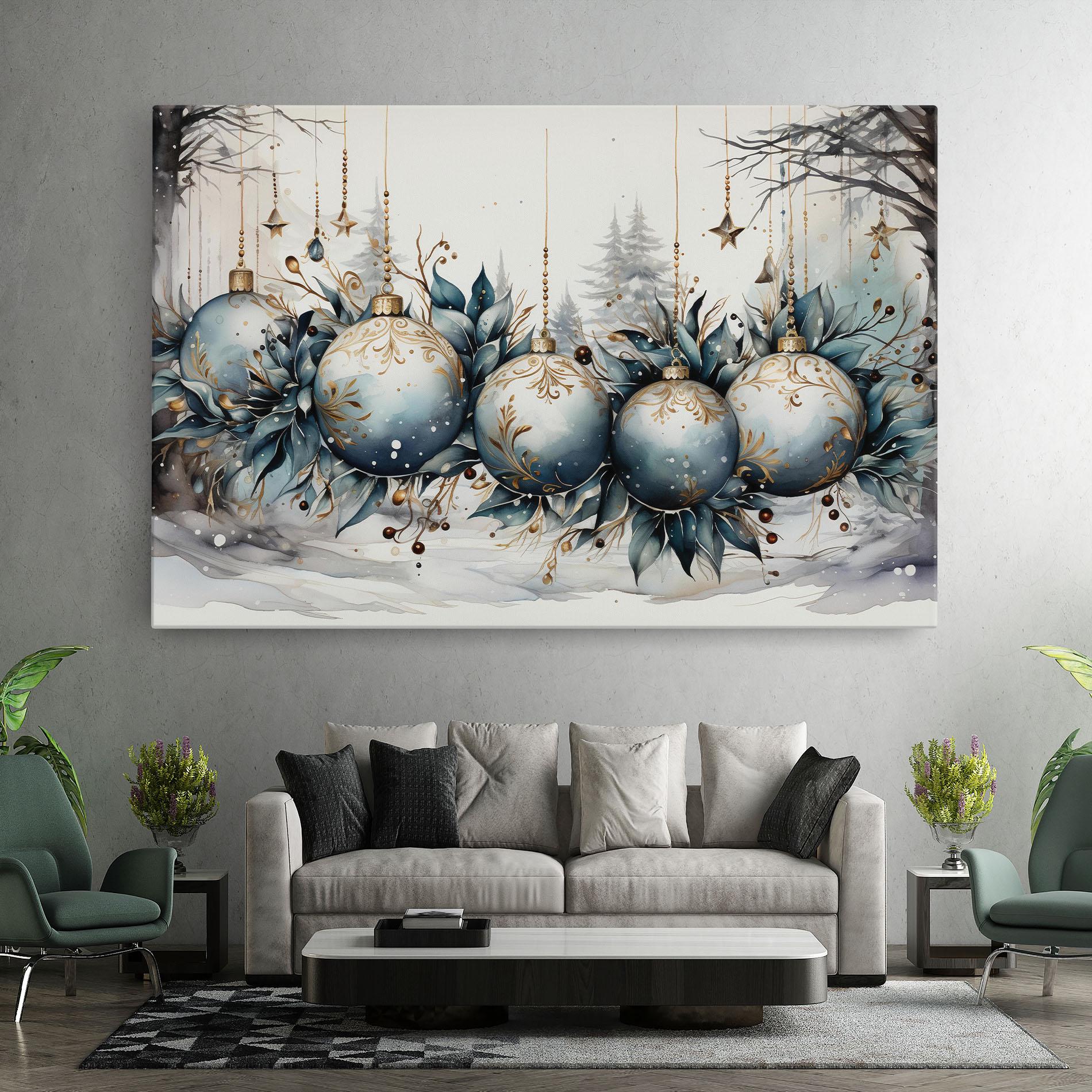 Vászonkép Christmas Paper mockup 7